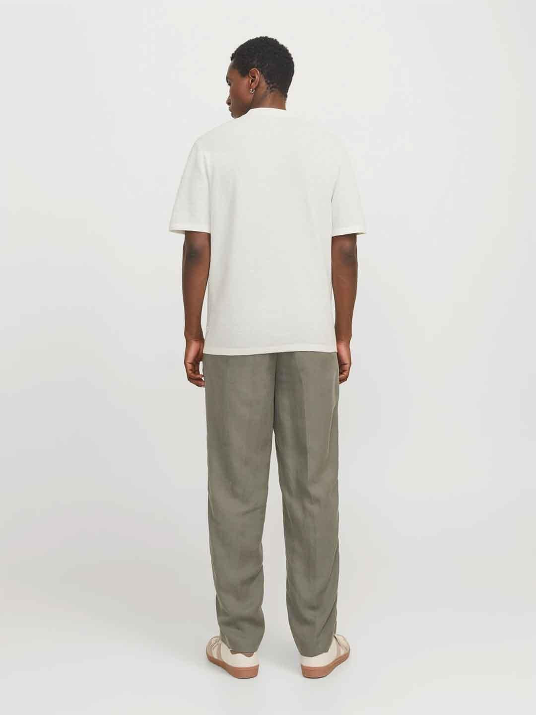 Jack & Jones polo panna con bottoni