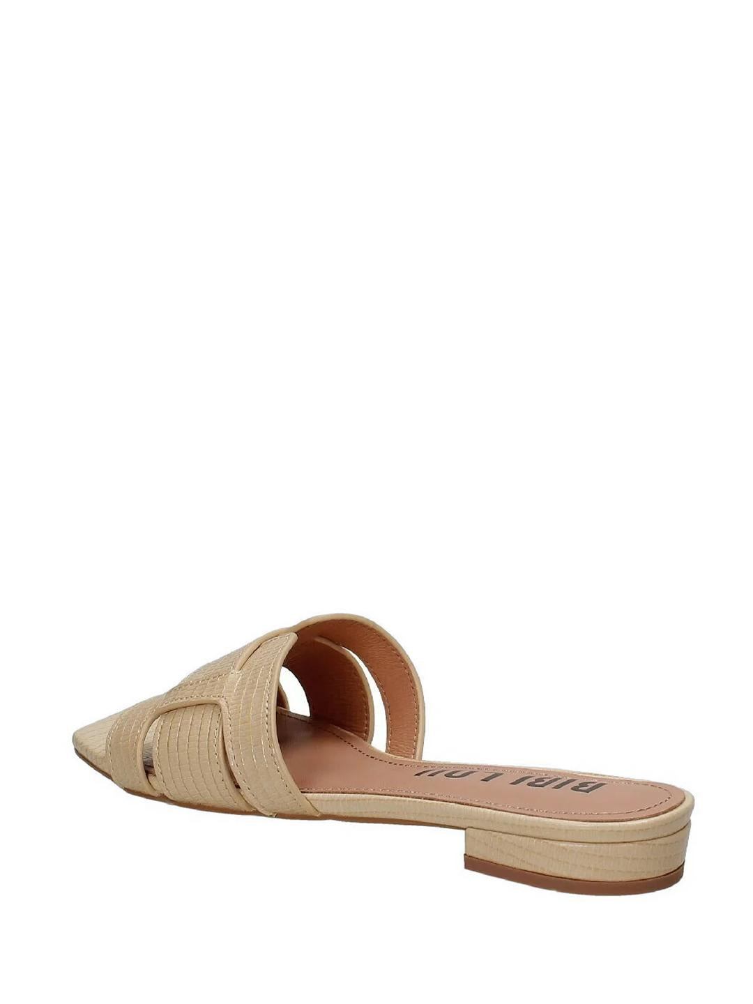 Bibi Lou Agrifogliola sandali beige martellata