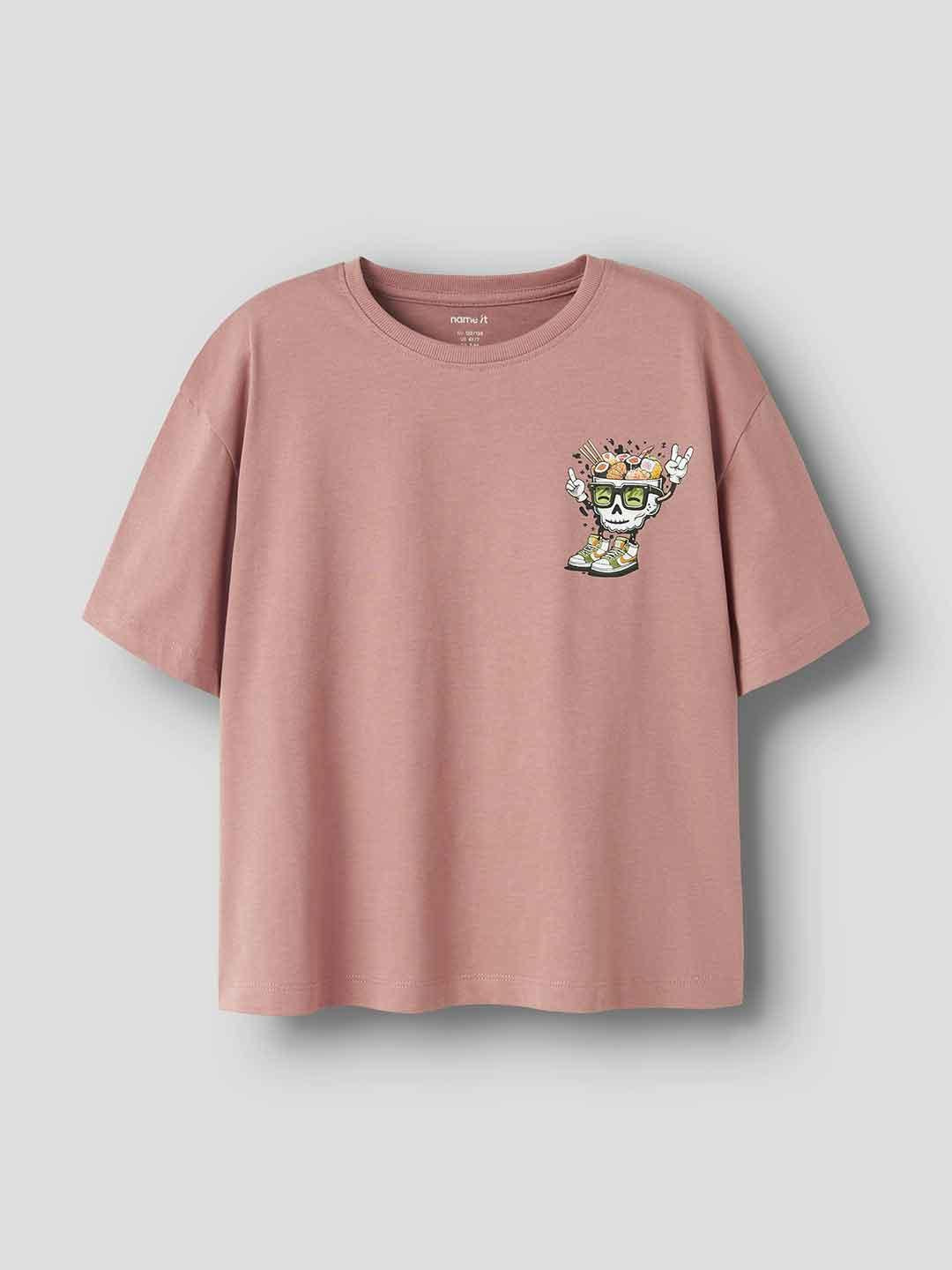 Name It t-shirt kids rosa con stampa