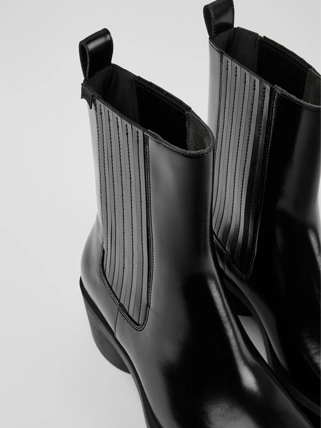 Camper Bonnie stivale nero in pelle