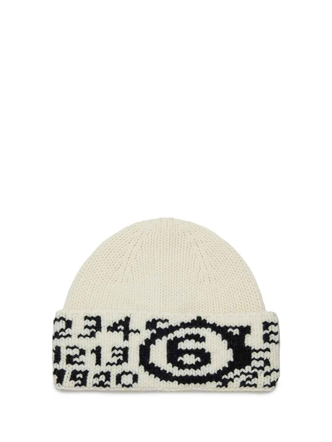 Maison Margiela cappello bianco con logo