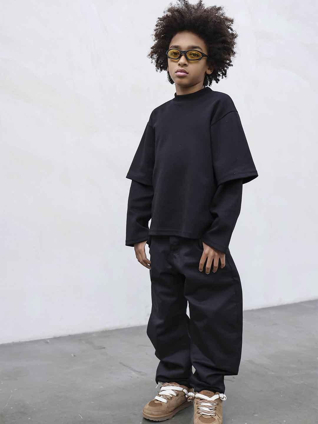 Present Day pantalone kids nero