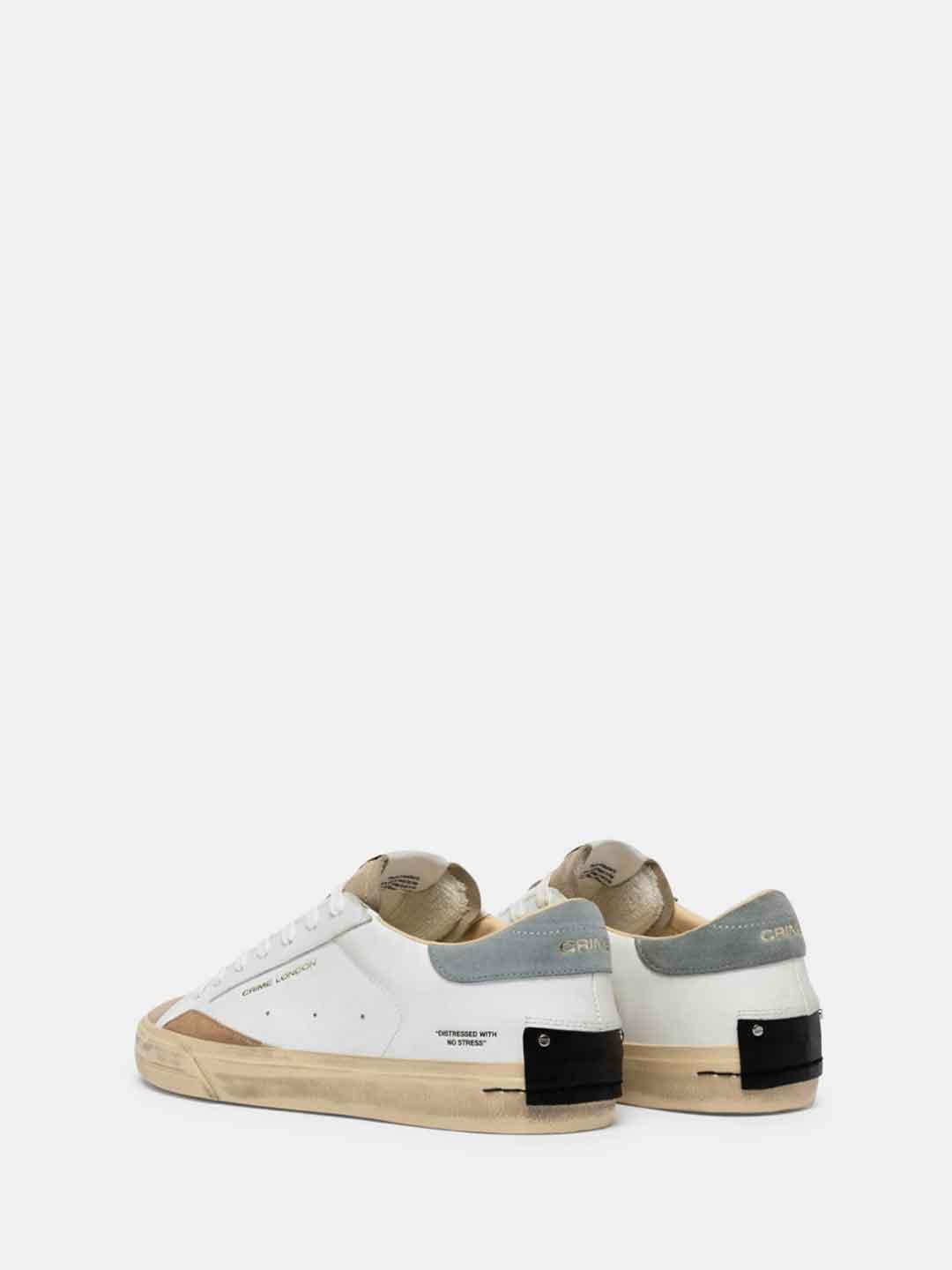 Crime Distressed 2.0 sneakers bianco