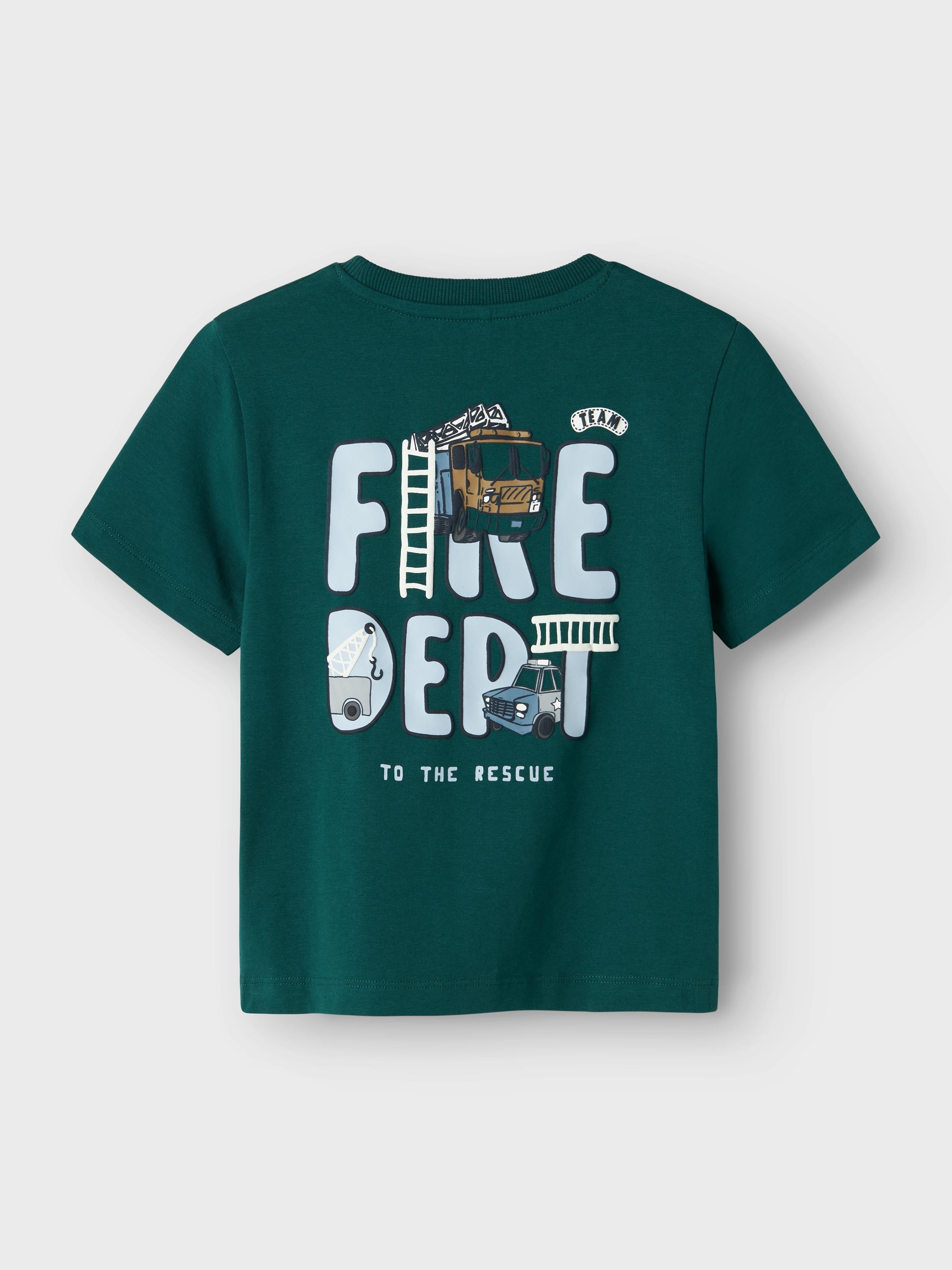 Name It t-shirt kids verde con stampa