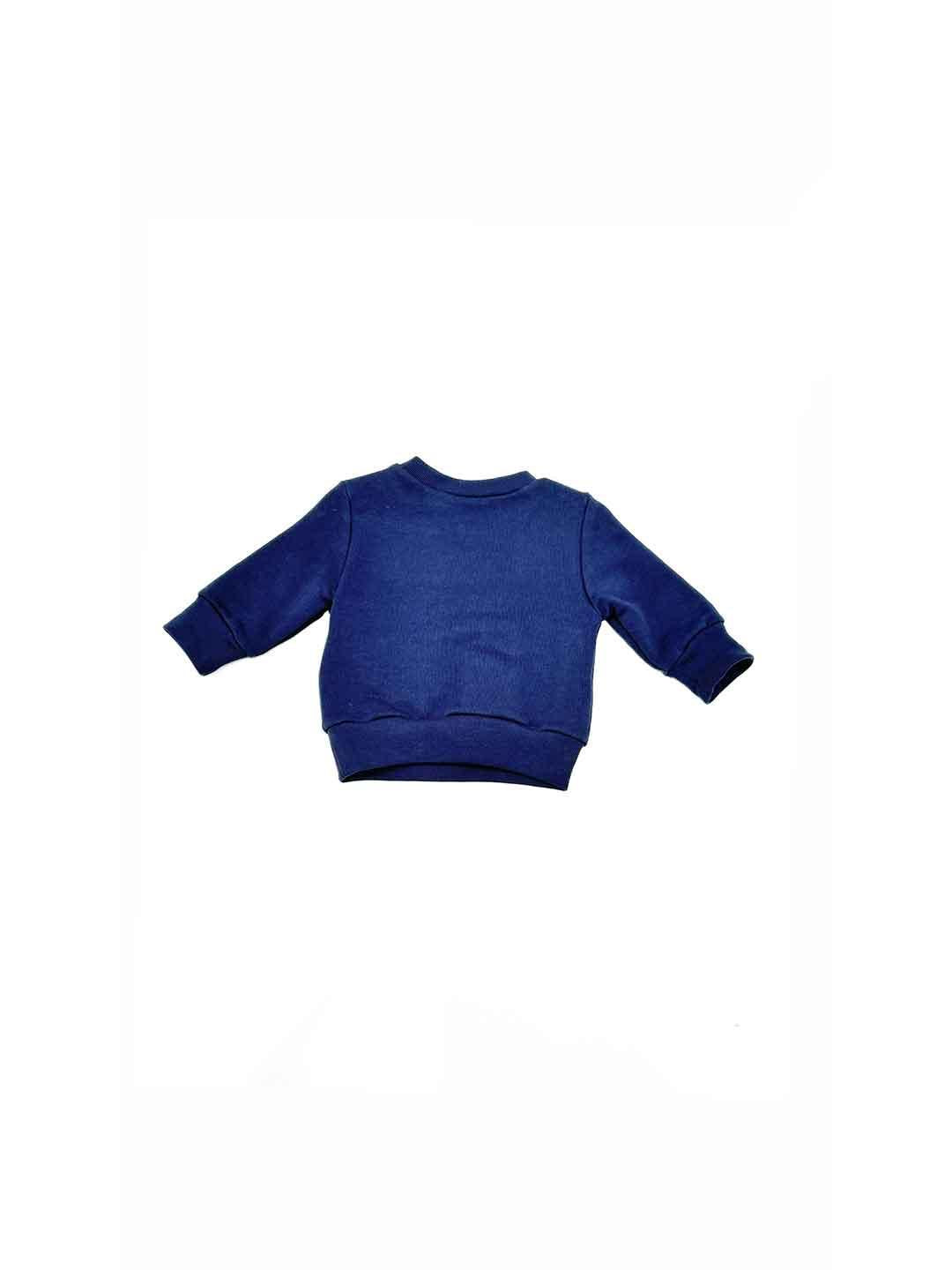 Dsquared 2 felpa kids blu con logo rosso