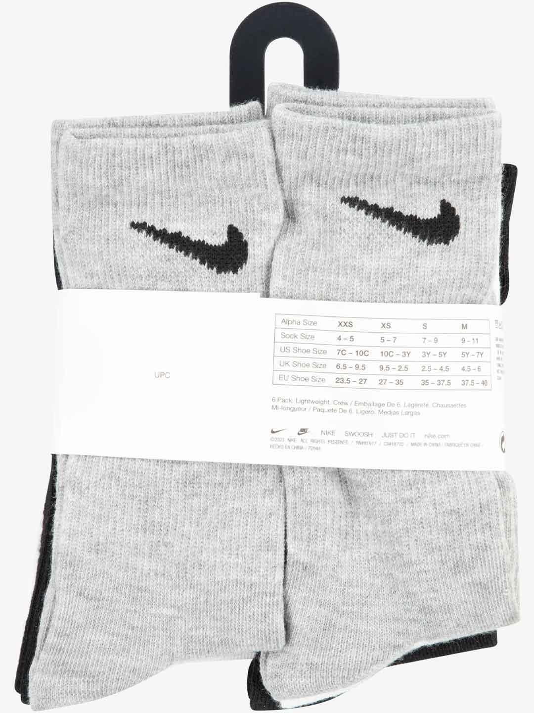 Nike calzini kids multicolor set da 3 paia