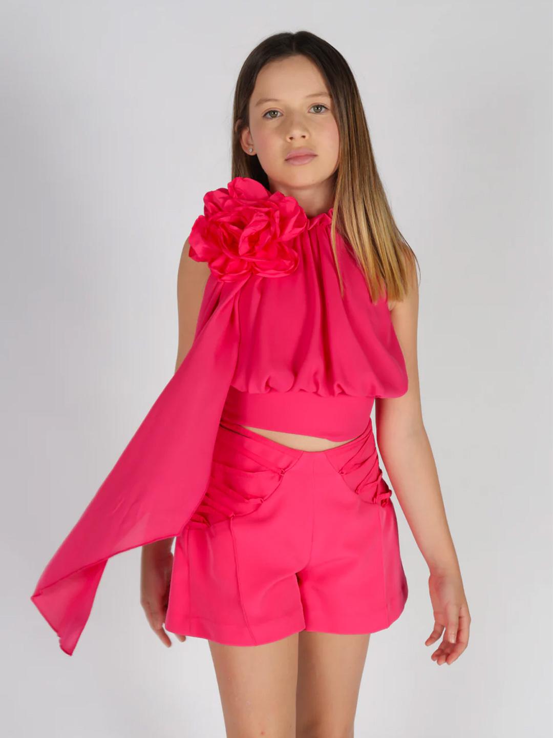 Fun & Fun camicia kids fucsia