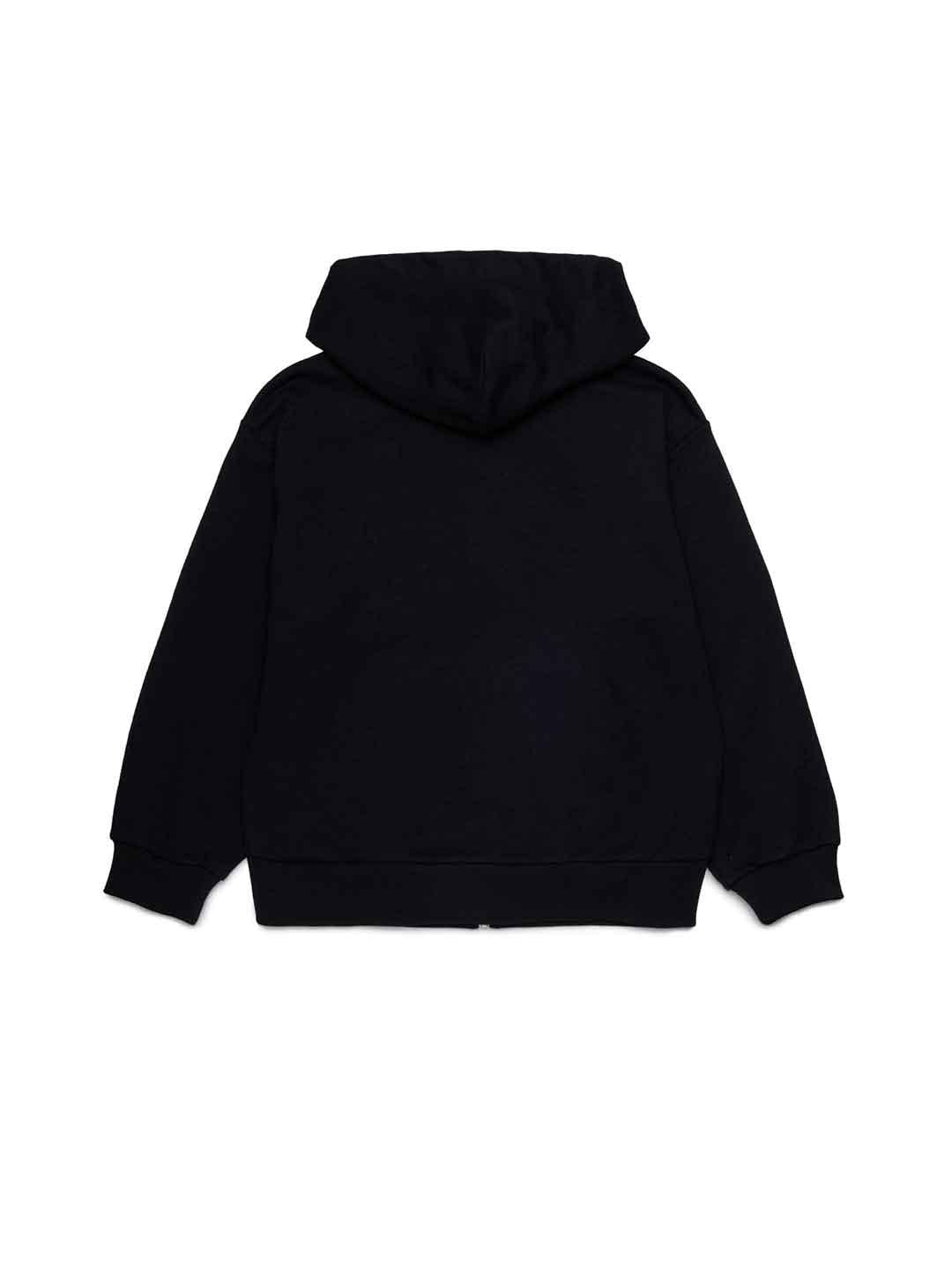 Maison Margiela felpa nero con zip