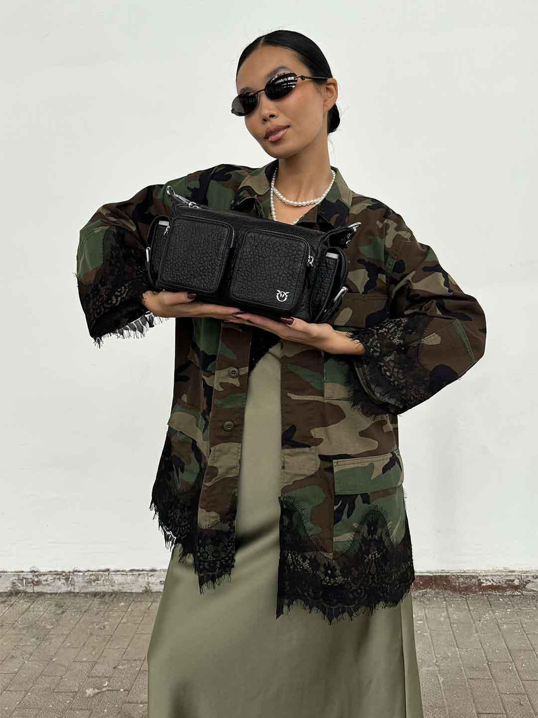 Pinko Camera Bag borsa nero multitasche