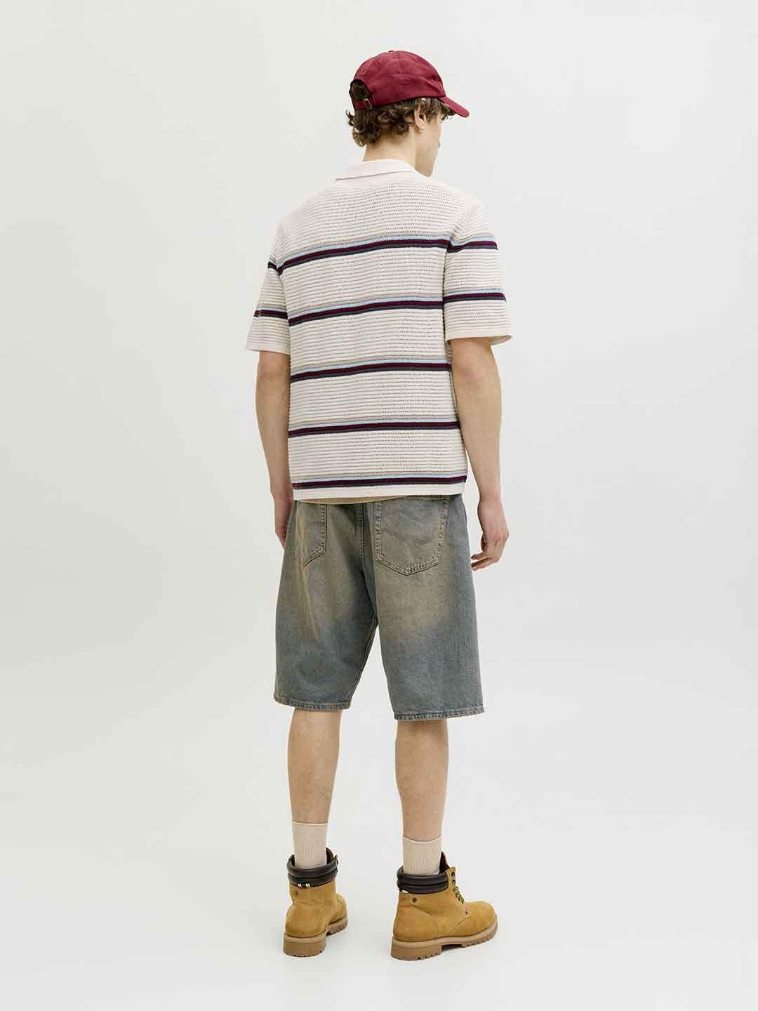 Jack & Jones polo panna a righe