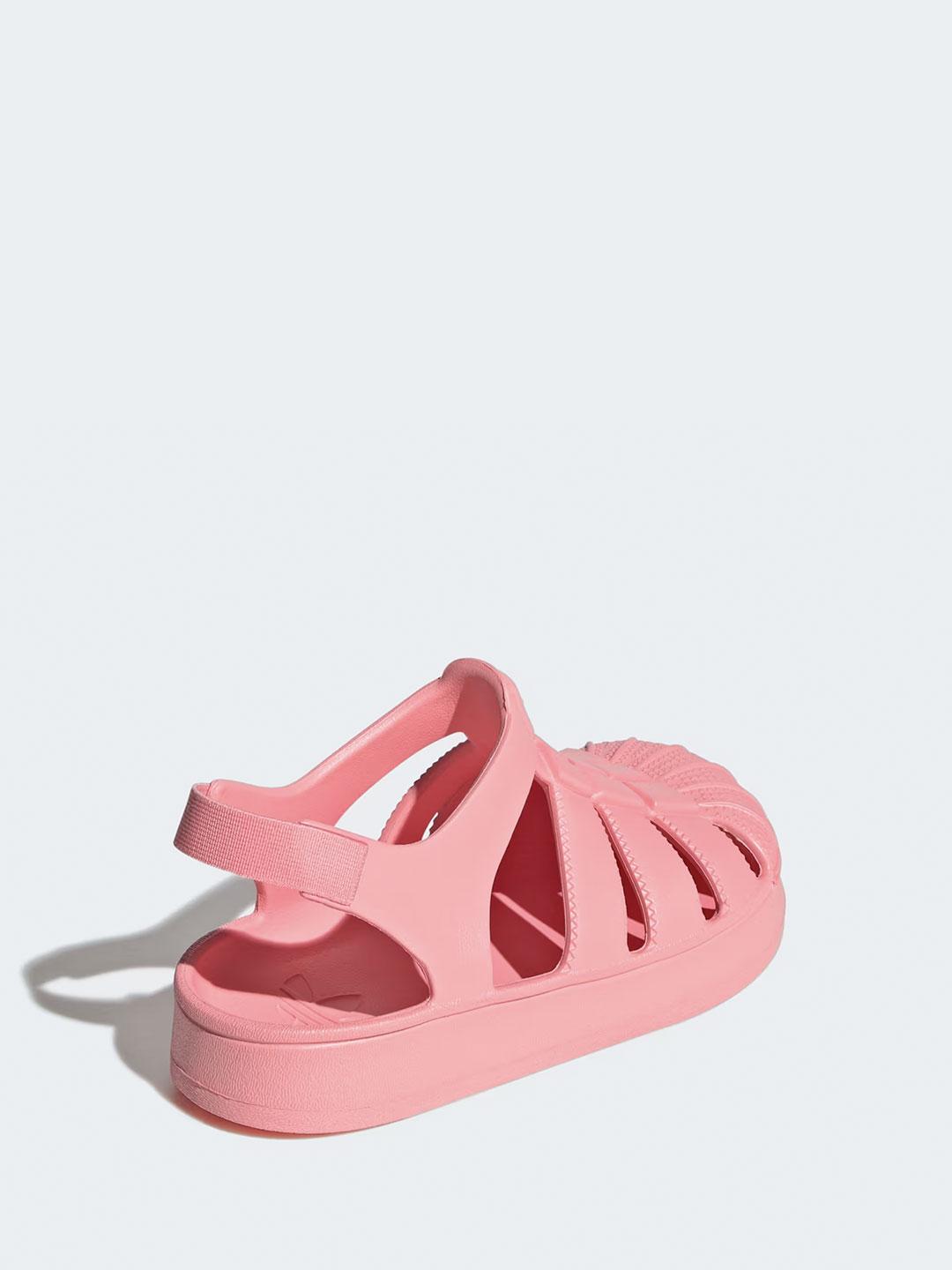 Adidas Super Star sandali kids rosa in gomma