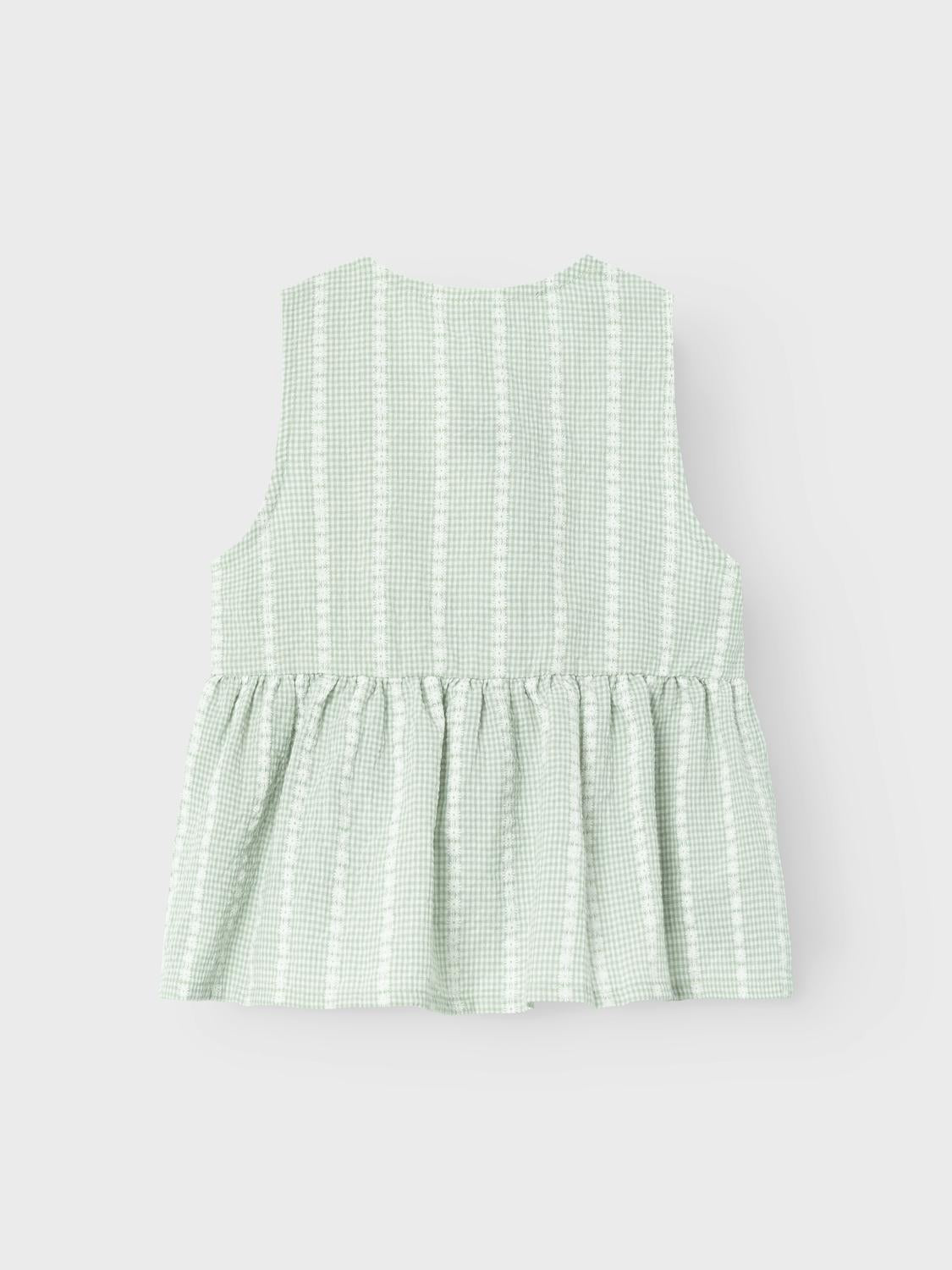 Name It maglia kids verde con margherite
