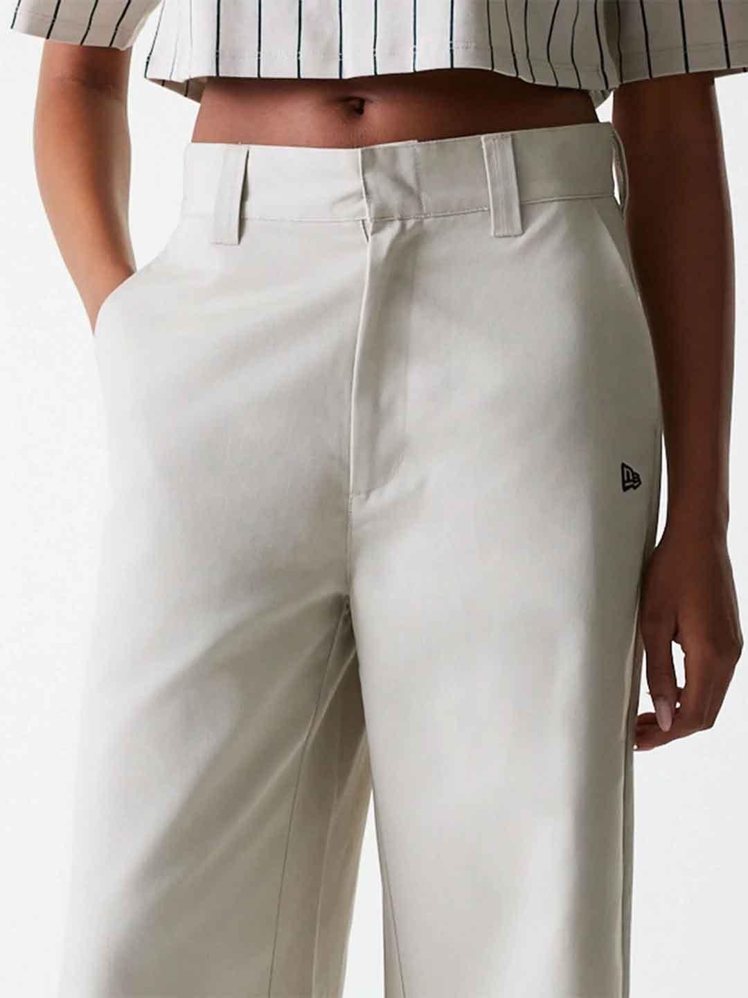 New Era pantalone beige