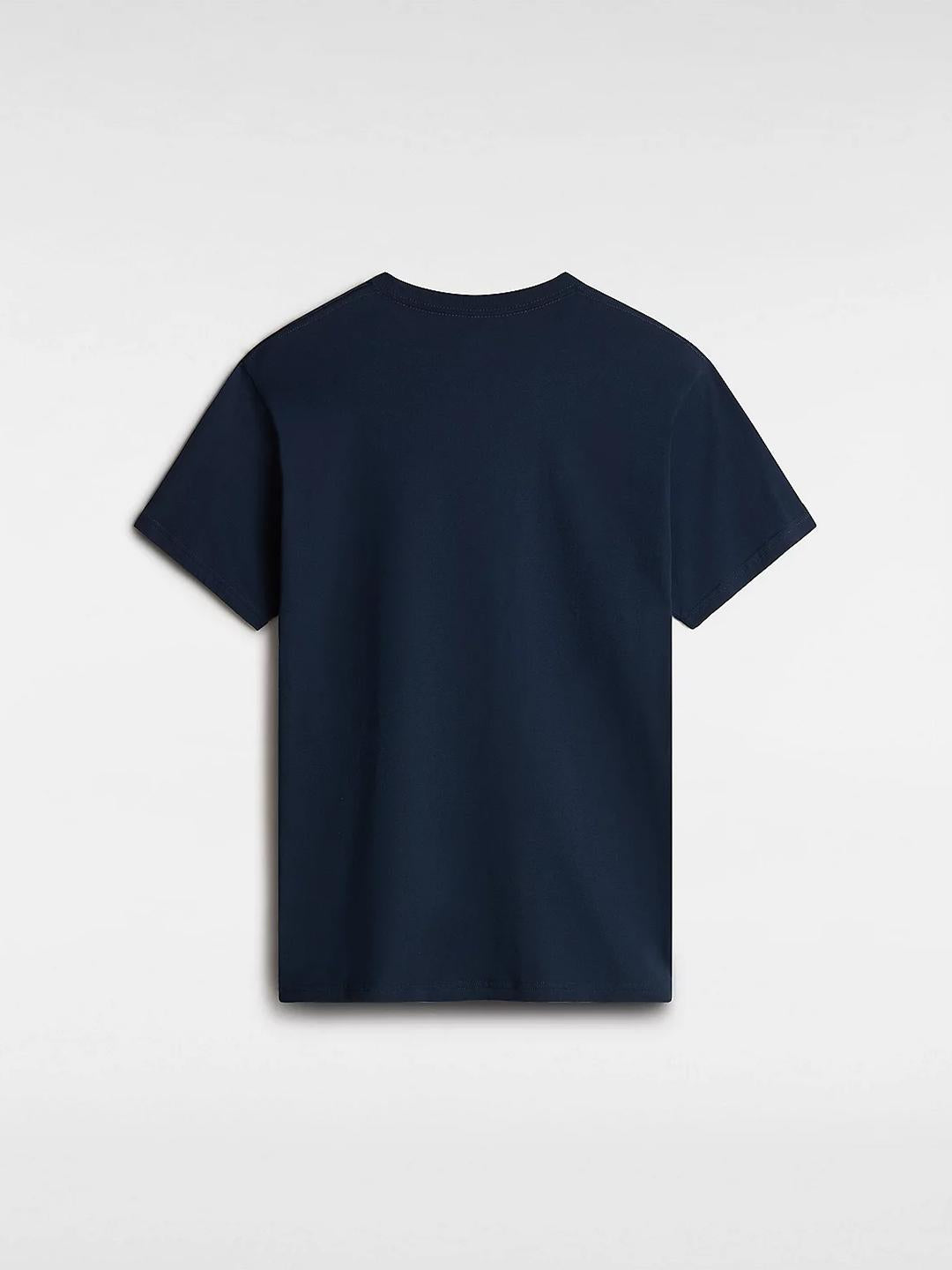 Vans Left Chest t-shirt blu con logo bianco