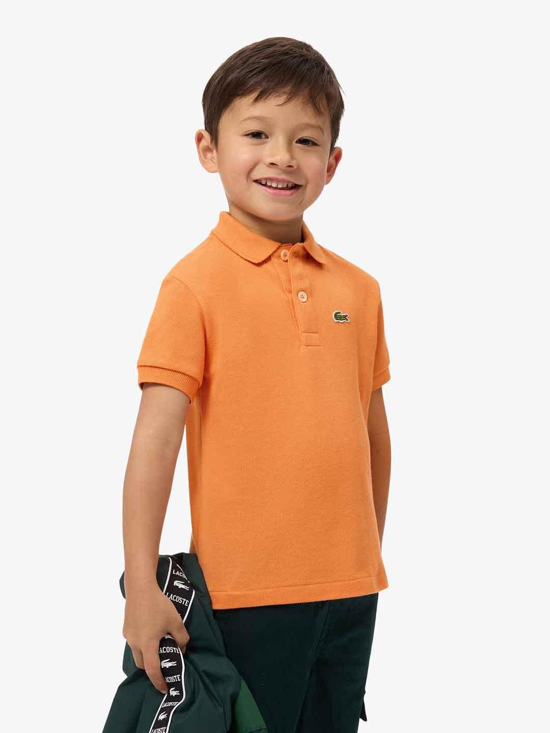 Lacoste t-shirt kids arancio