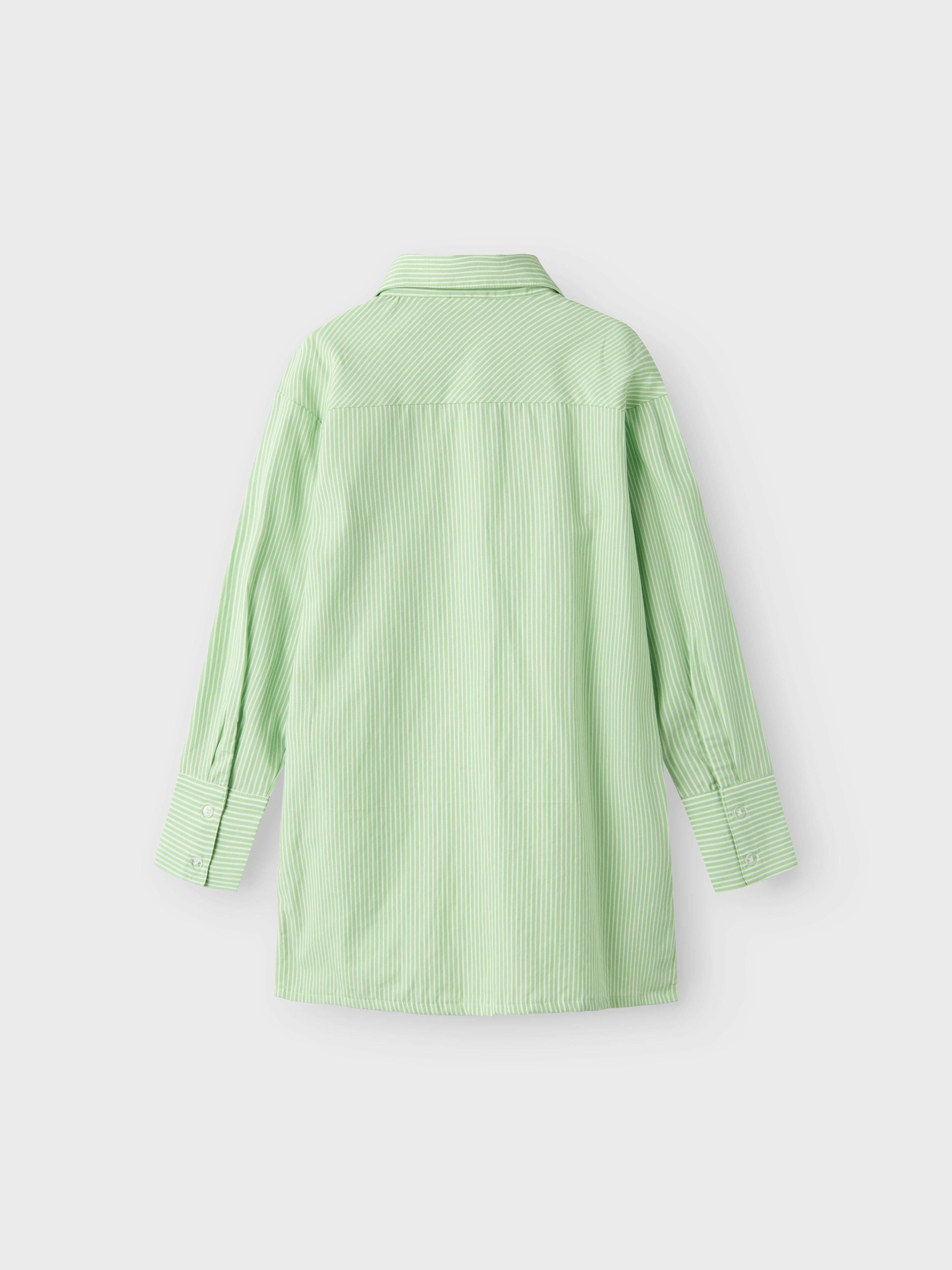 Name It camicia kids verde a righe