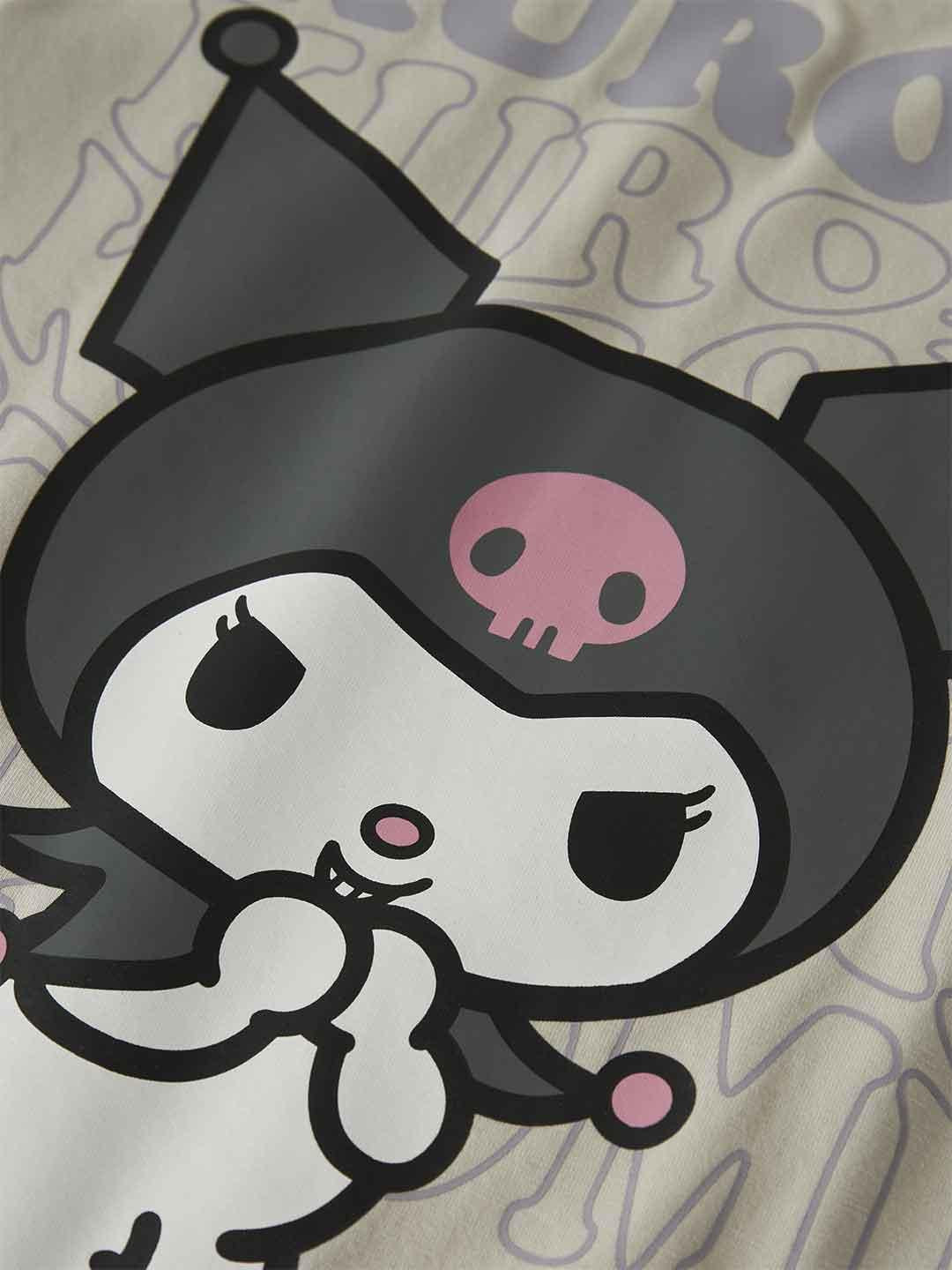 Name It t-shirt kids beige Kuromi