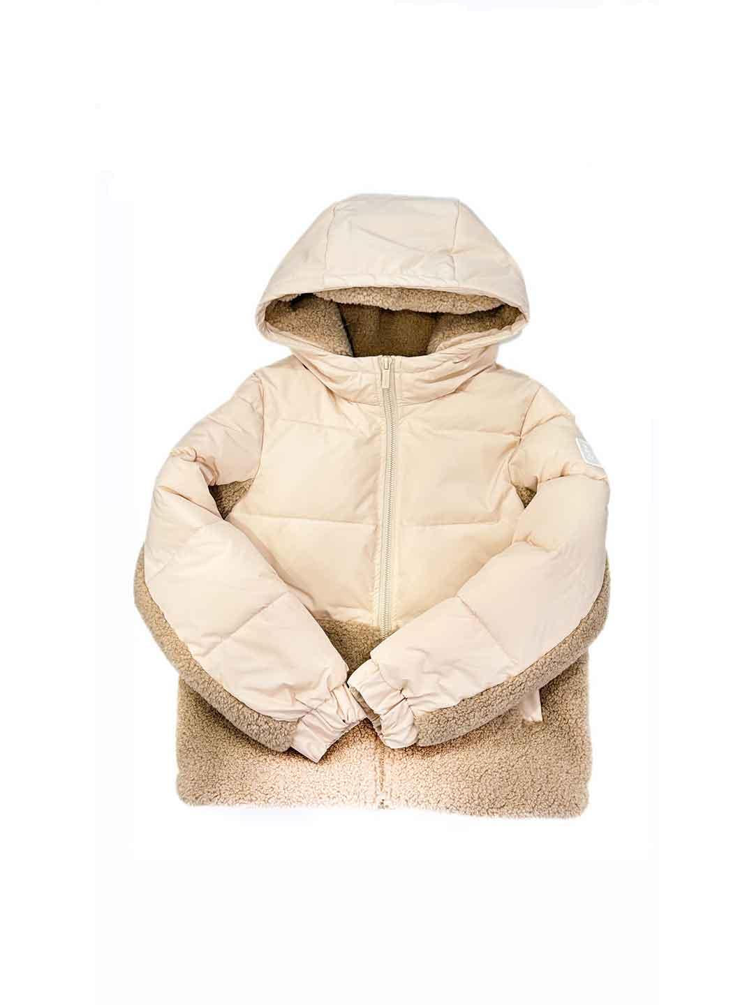 Refrigue piumino kids beige in teddy