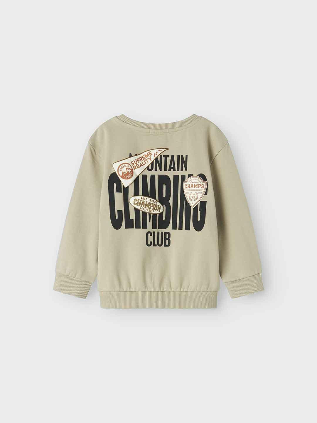 Name It felpa kids beige grafica adventure