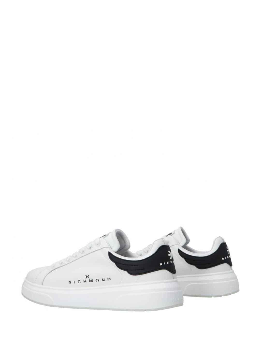 John Richmond 29100 CPA sneakers bianco con tab nero