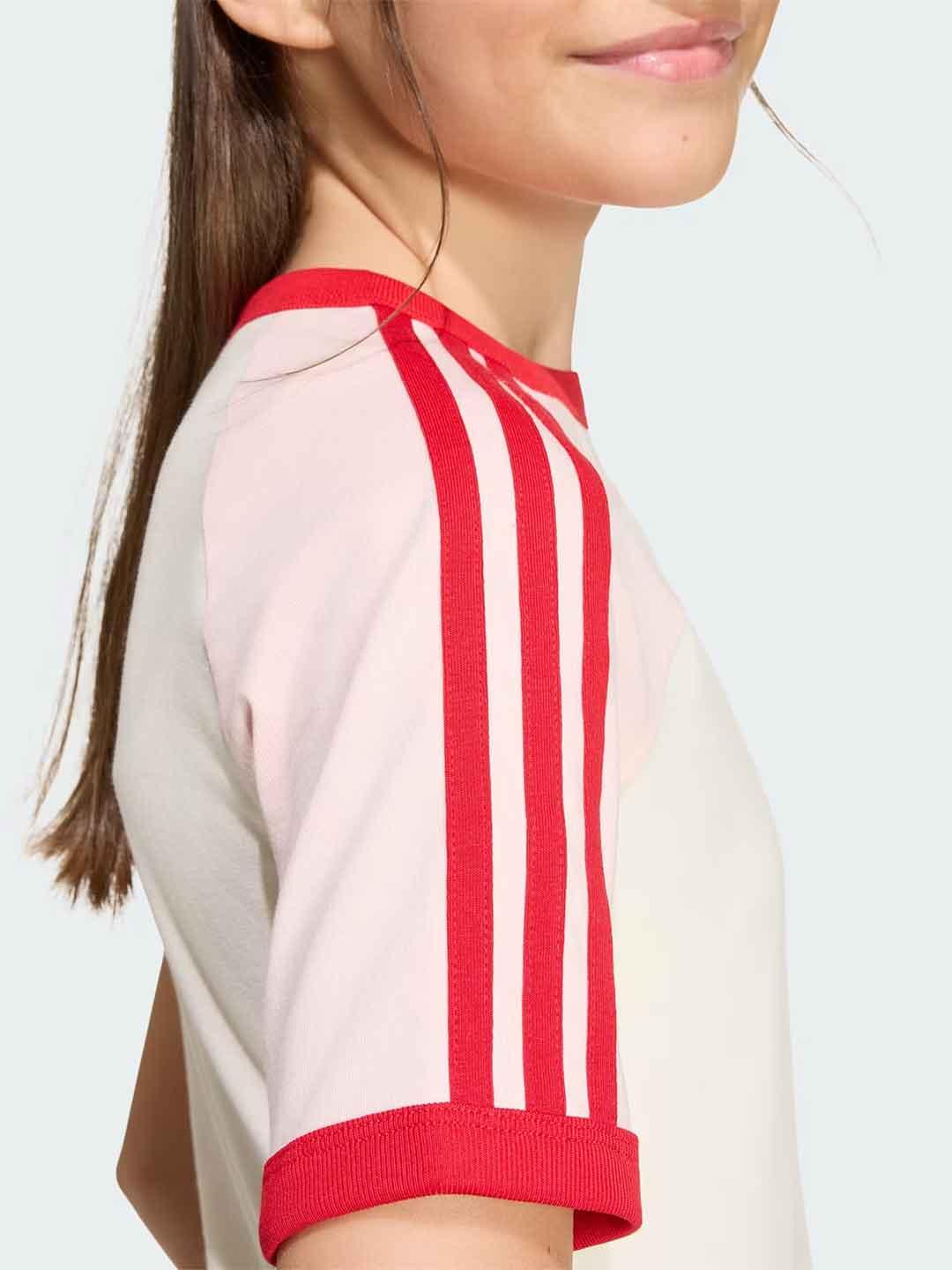 Adidas t-shirt kids panna con cuore