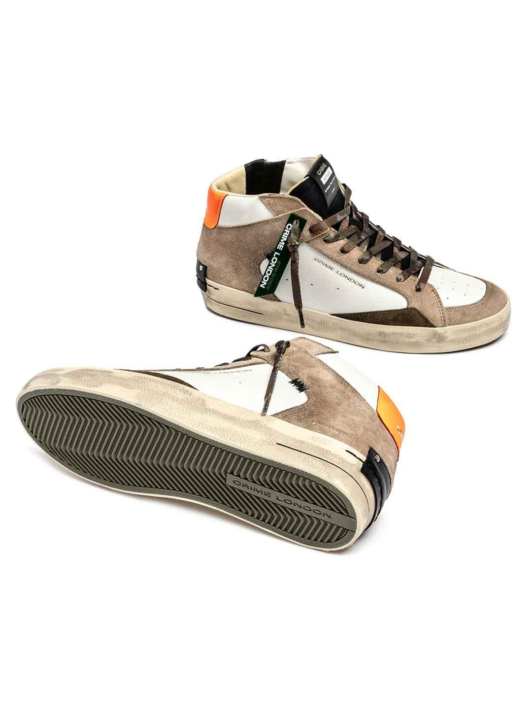 Crime Sk8 Deluxe Mid sneakers beige