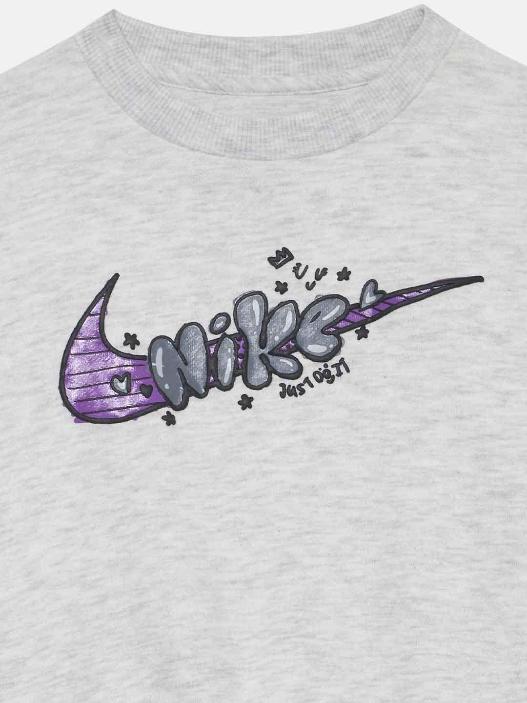 Nike coordinato kids grigio