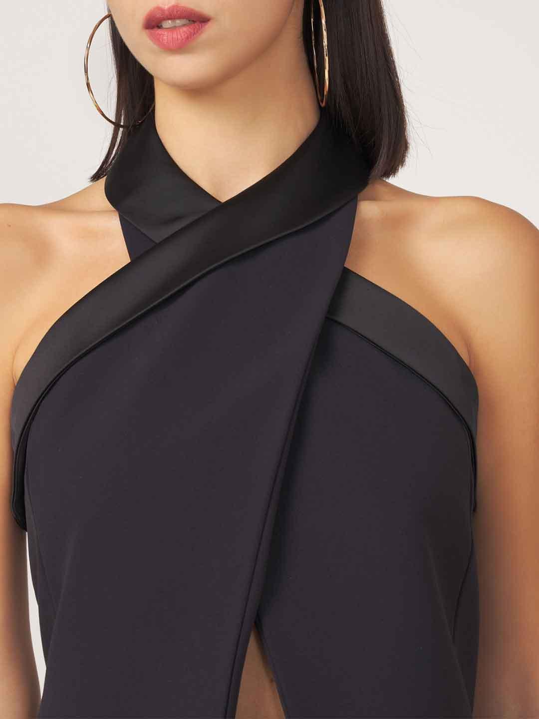 Silence Halter gilet nero