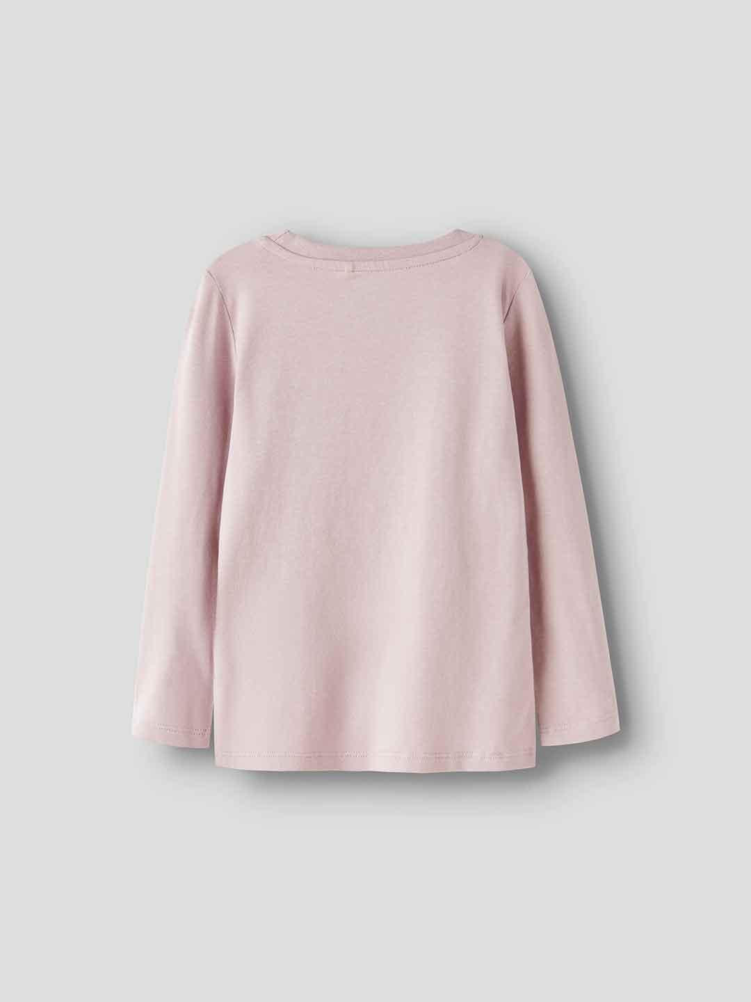 Name It t-shirt kids rosa con stampa cuore