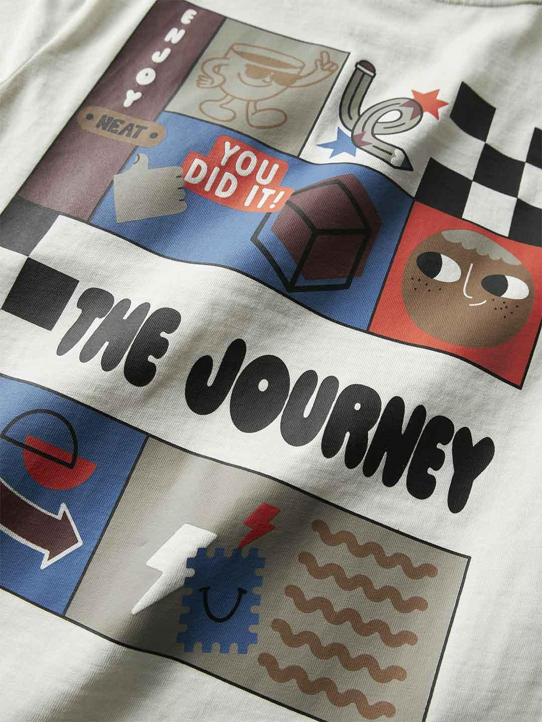 Name It t-shirt kids bianco the journey