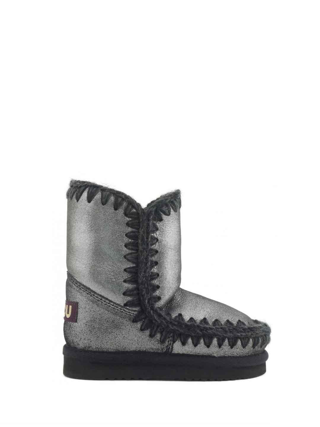 Mou Eskimo stivali kids nero laminato