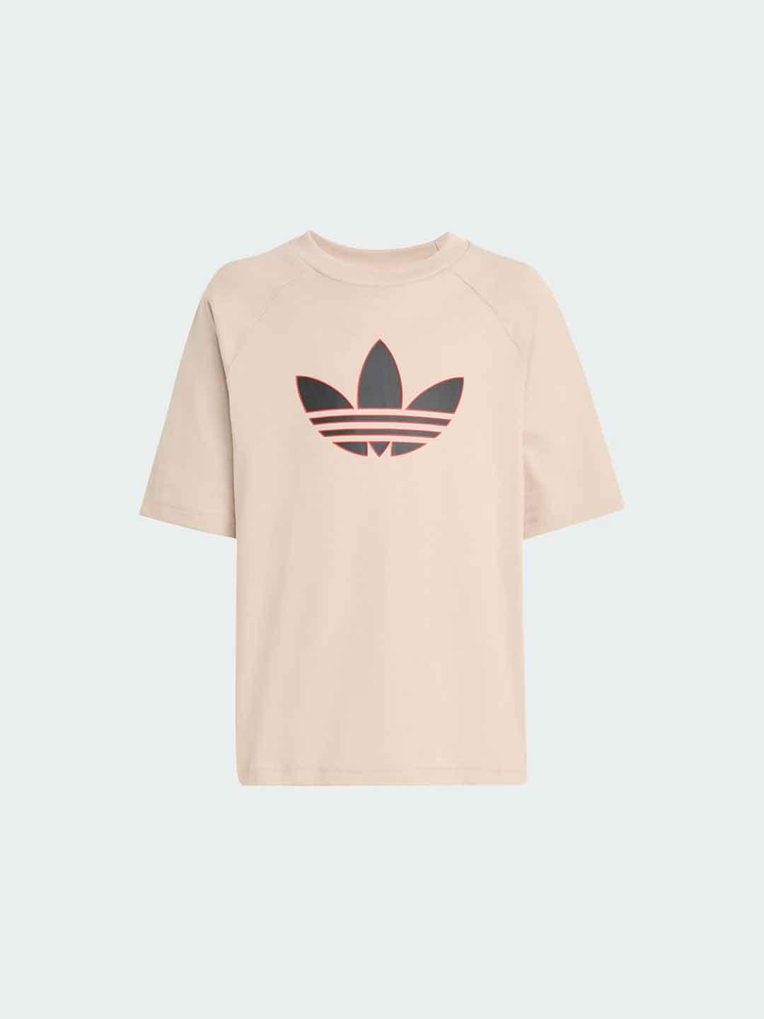 Adidas Tee Set coordinati kids beige