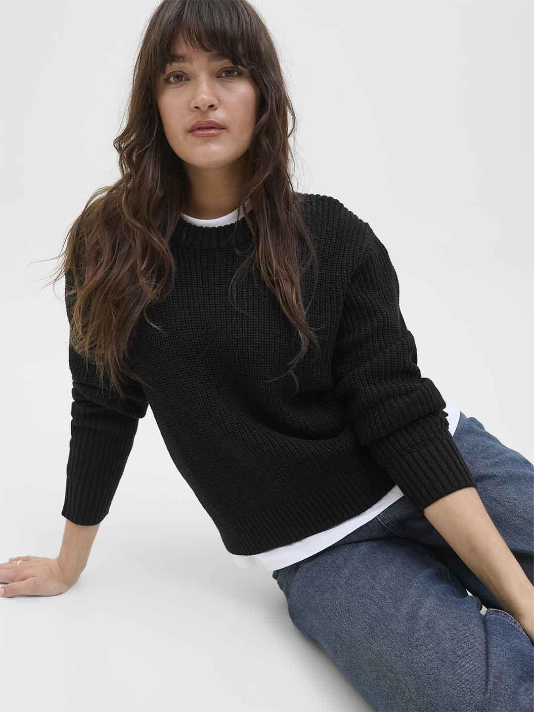 JJXX Global maglione nero