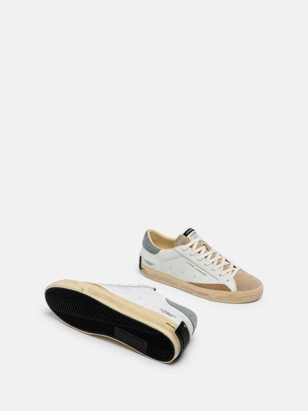 Crime Distressed 2.0 sneakers bianco