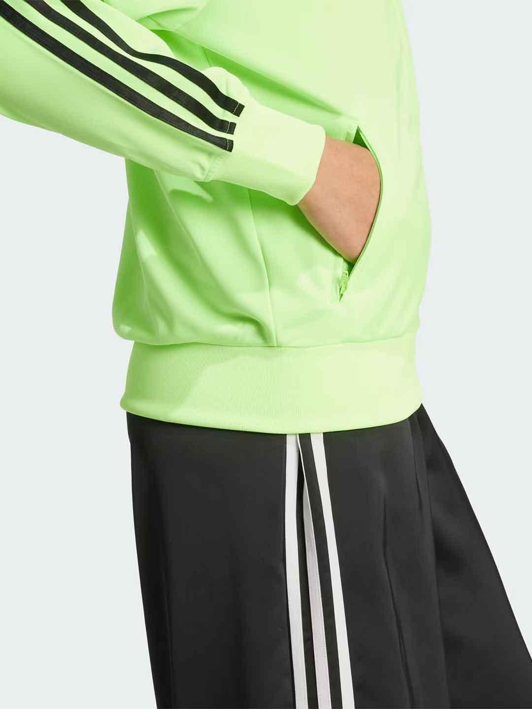 Adidas Adicolor felpa verde con zip