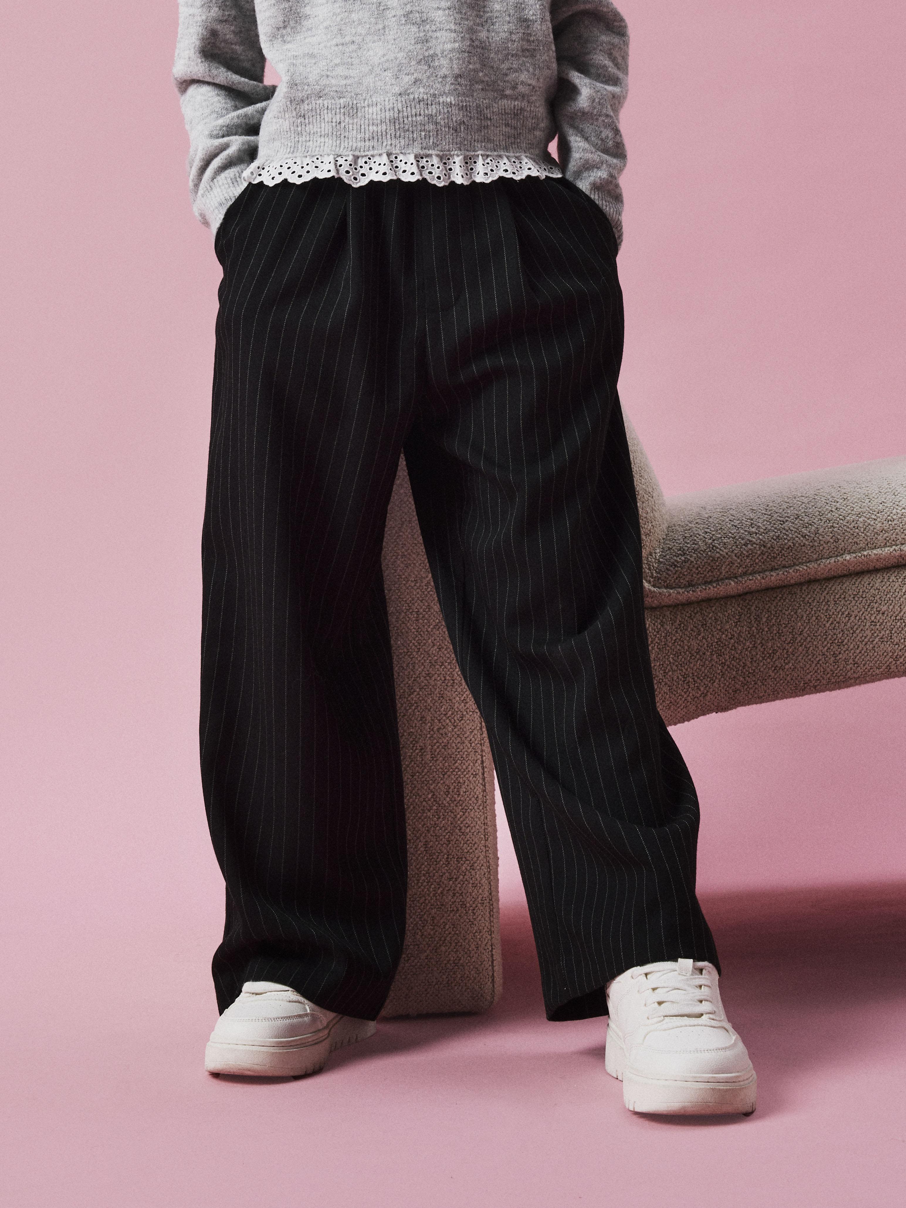Name It pantaloni kids nero a righe