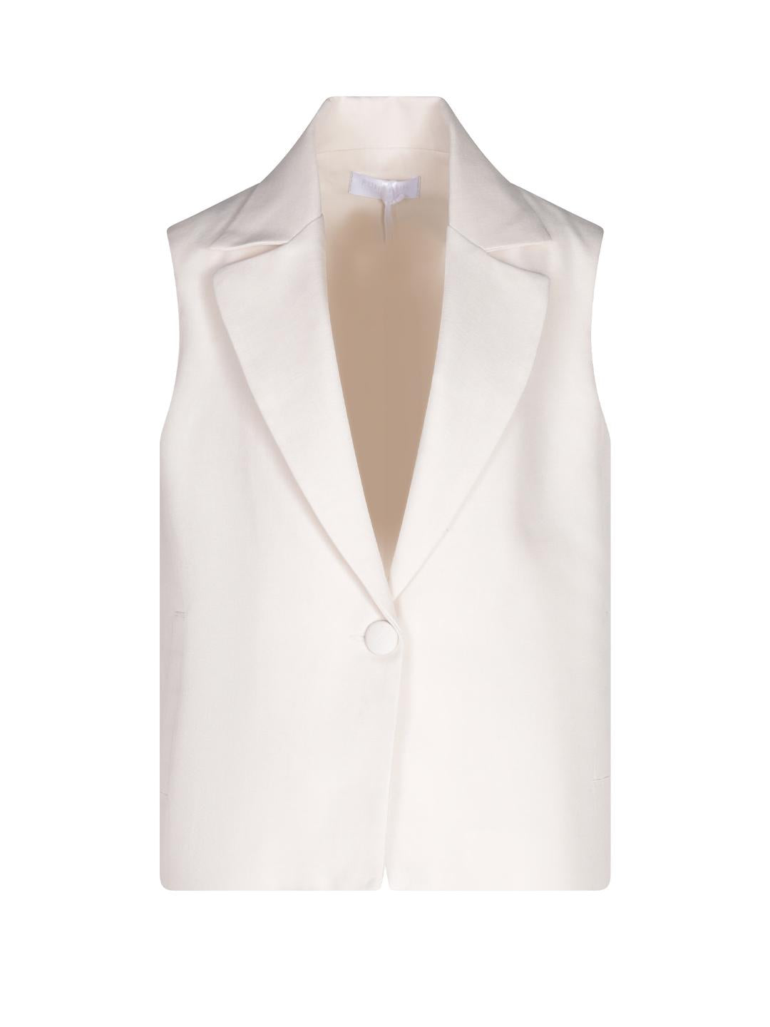 Fun & Fun gilet kids panna con bottone