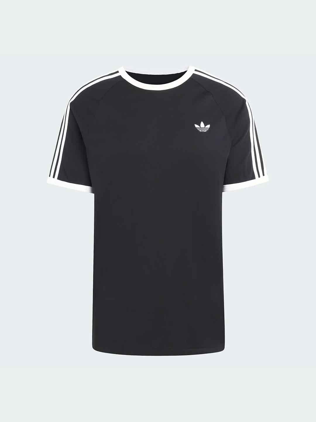 Adidas 3 stripes t-shirt nero