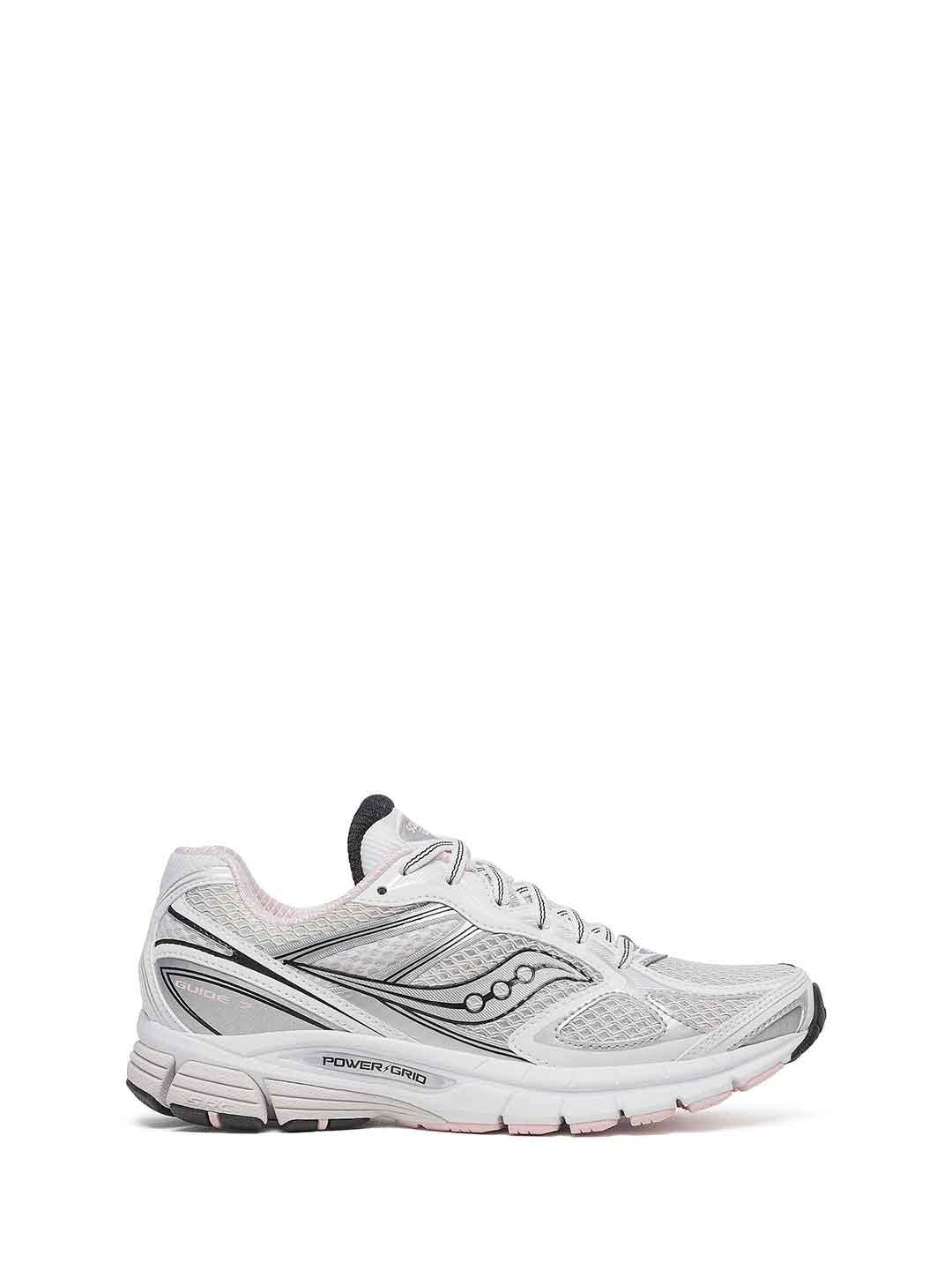 Saucony Progrid Guide 7 sneakers bianco e rosa