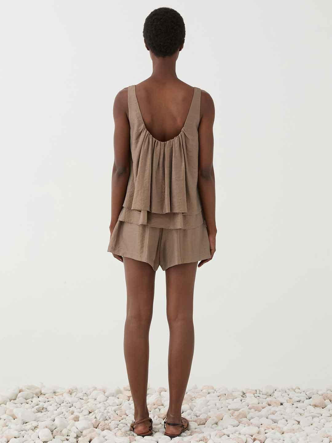 Eleh shorts marrone