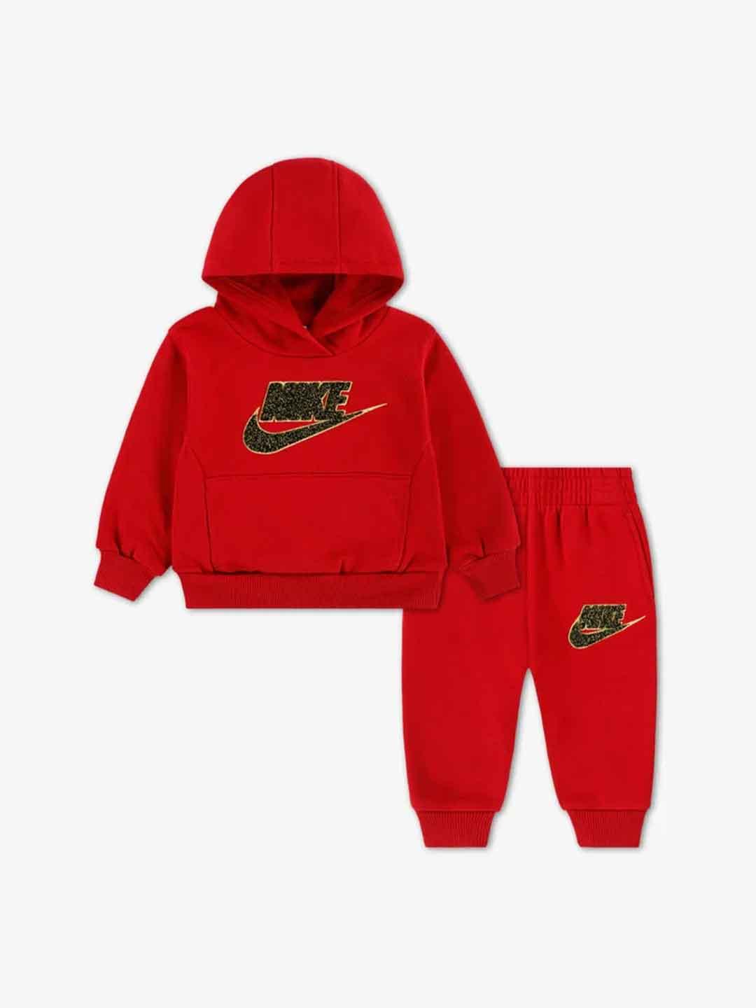 Nike coordinato kids rosso e oro