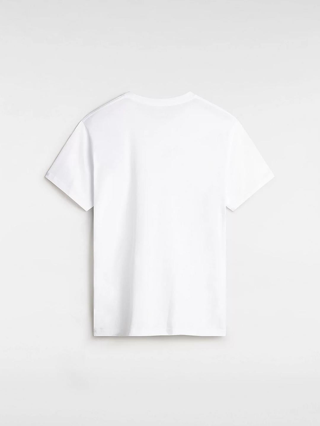 Vans Left Chest t-shirt bianco con logo nero