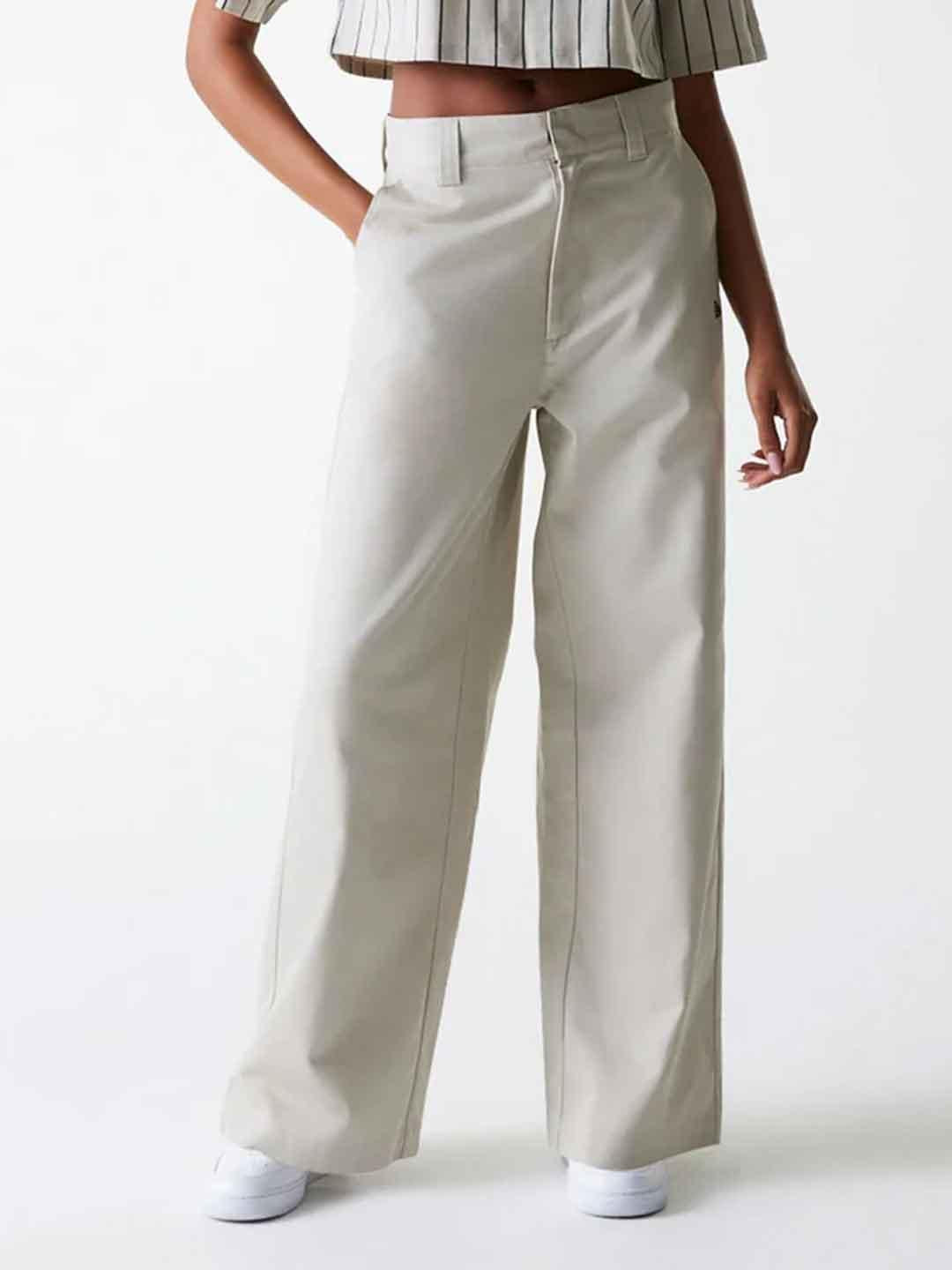 New Era pantalone beige