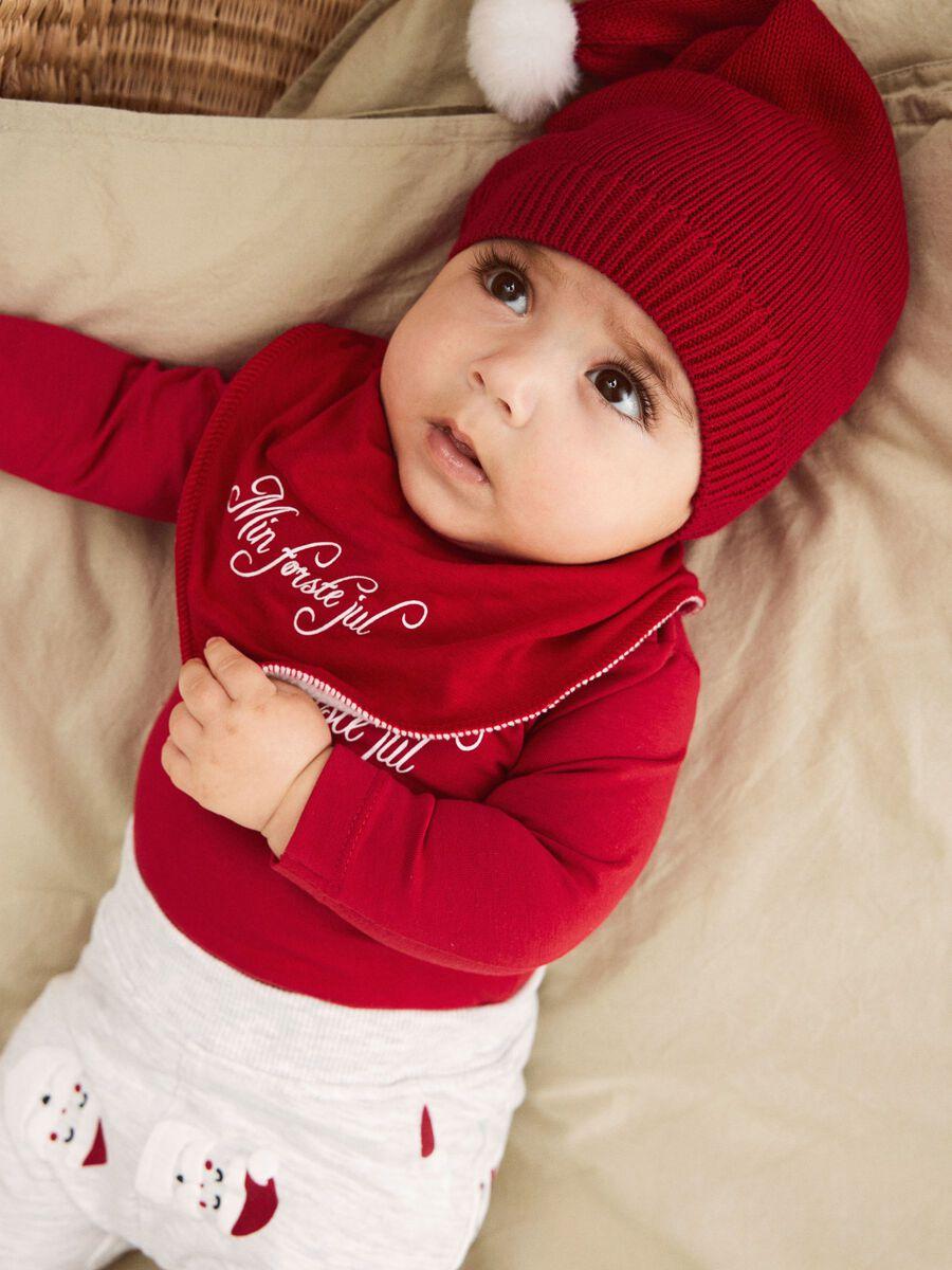 Name It cappello rosso con pom-pom