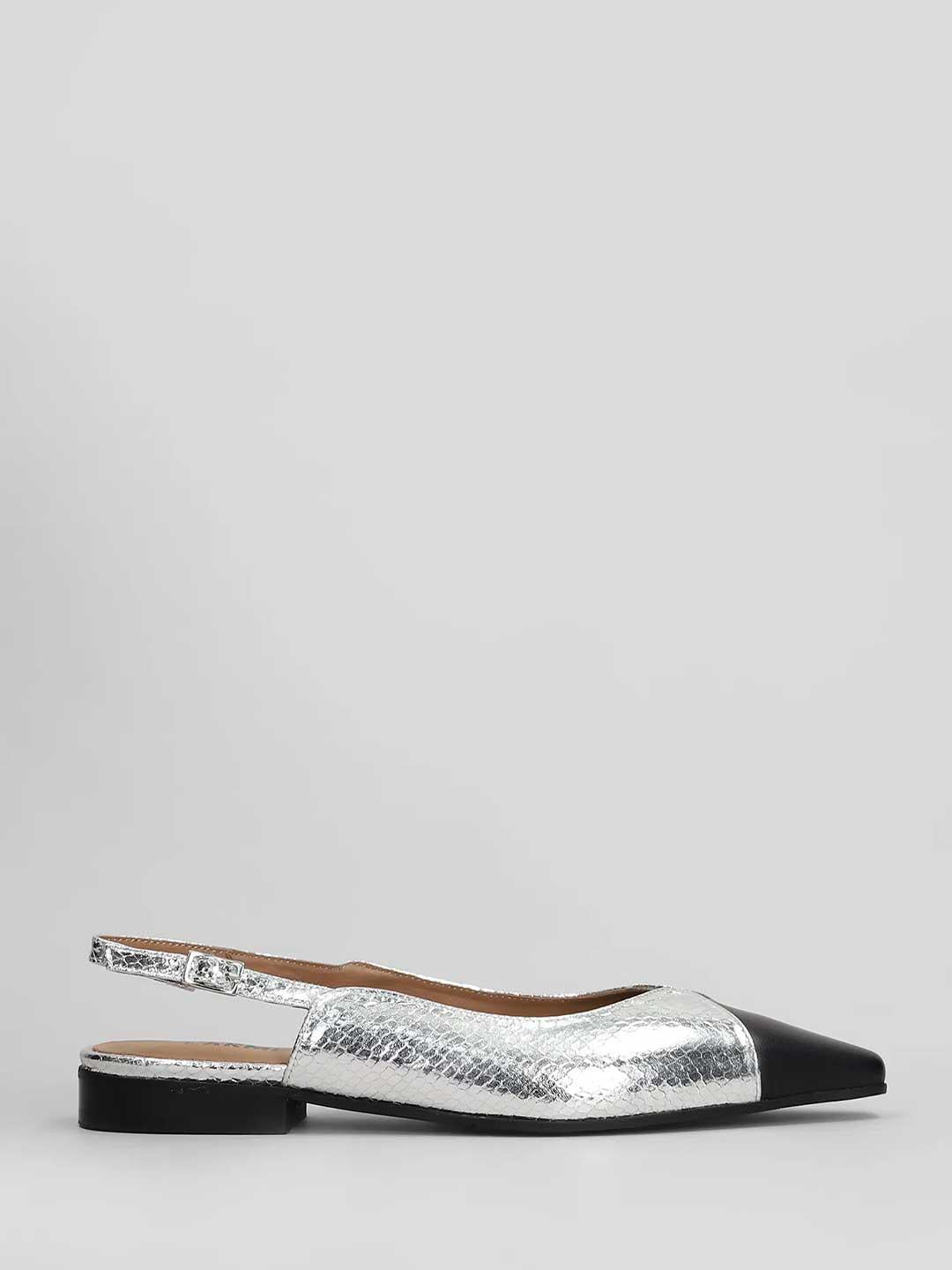 Carmens Jane Wing sandali argento