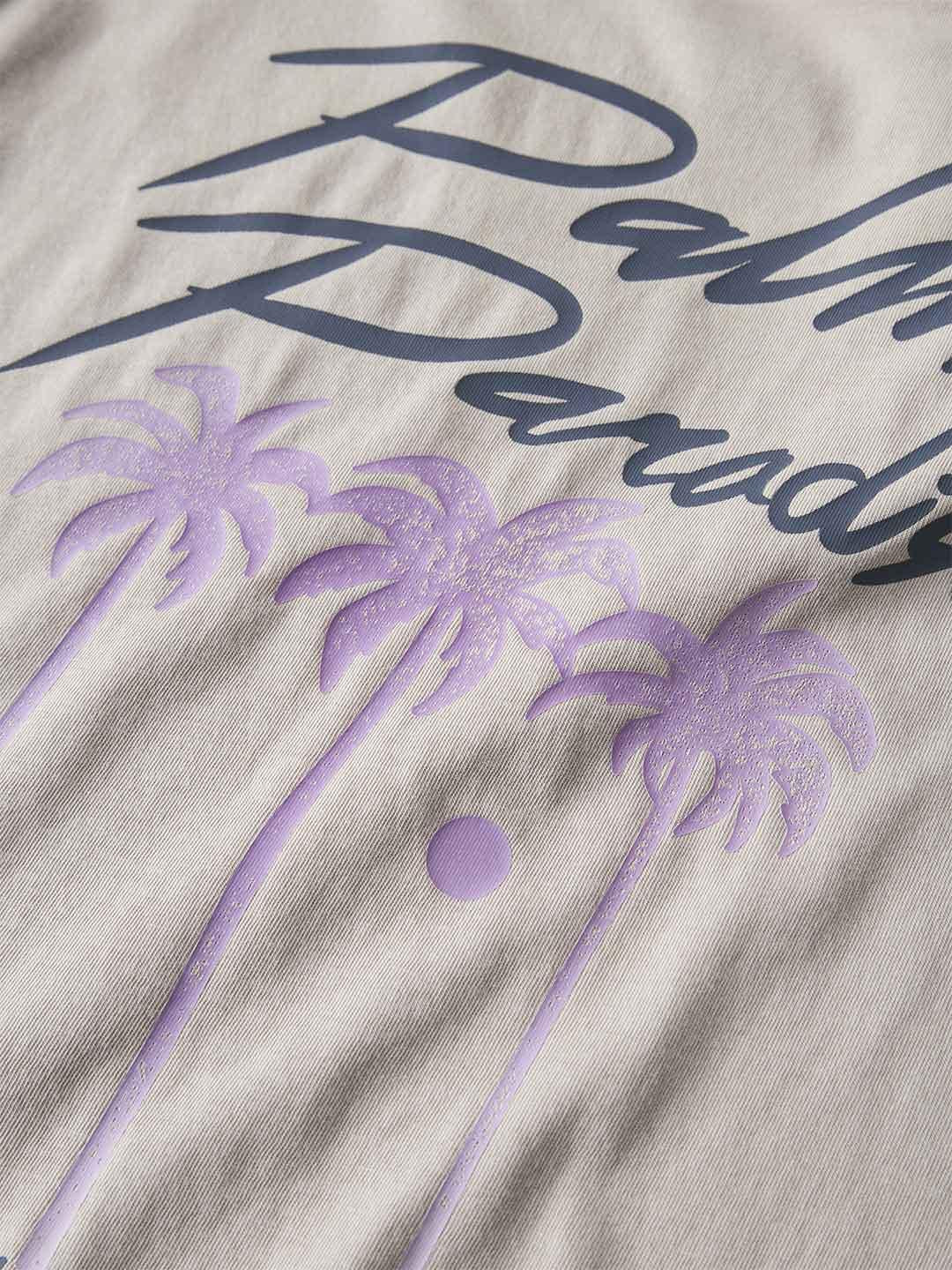 Name It t-shirt kids beige con palme