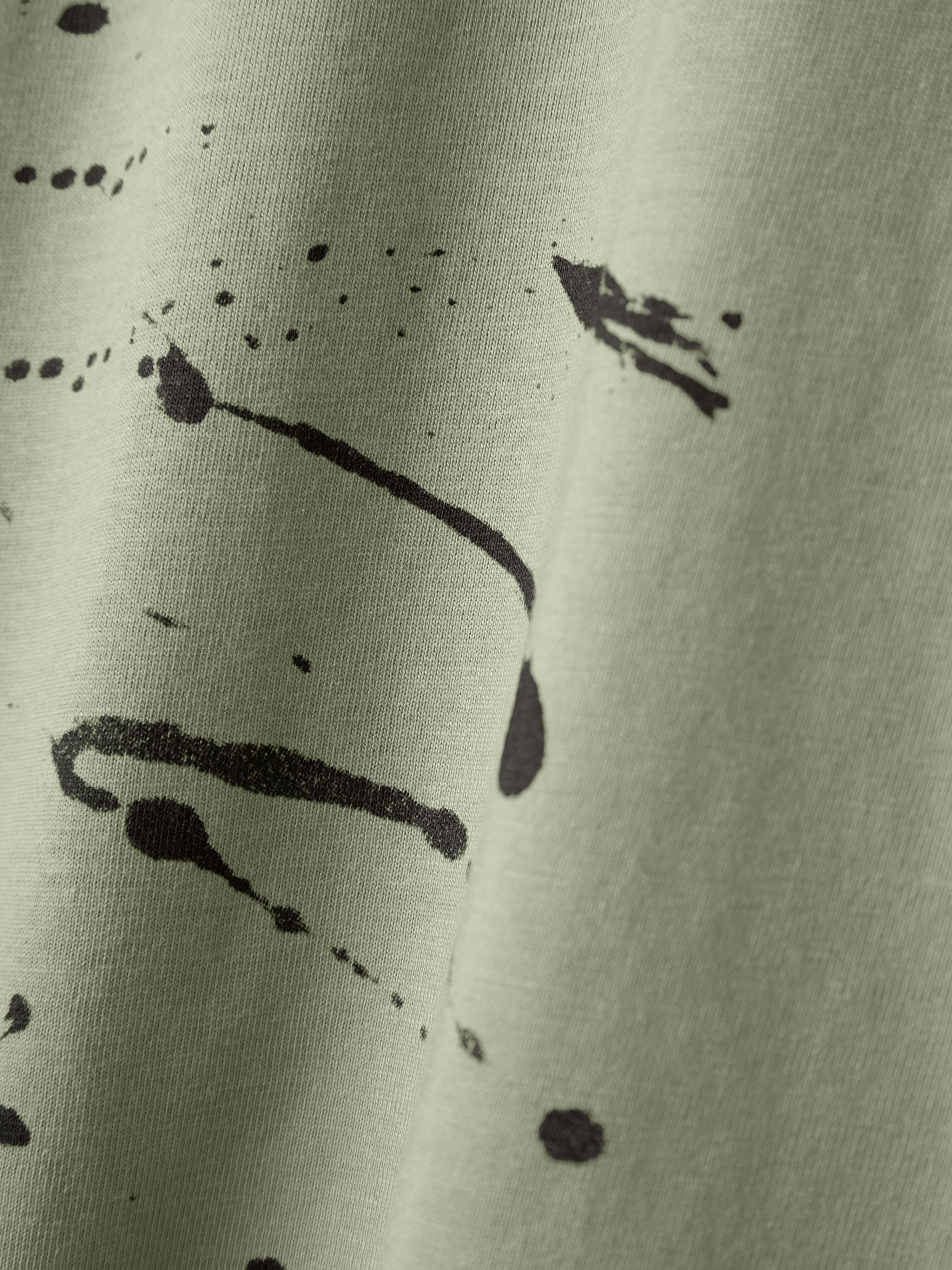 Name It t-shirt kids verde con schizzi pittura