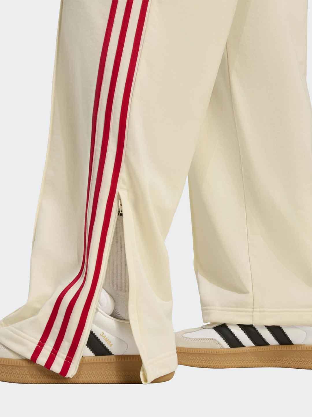 Adidas Firebird pantalone panna con cuore