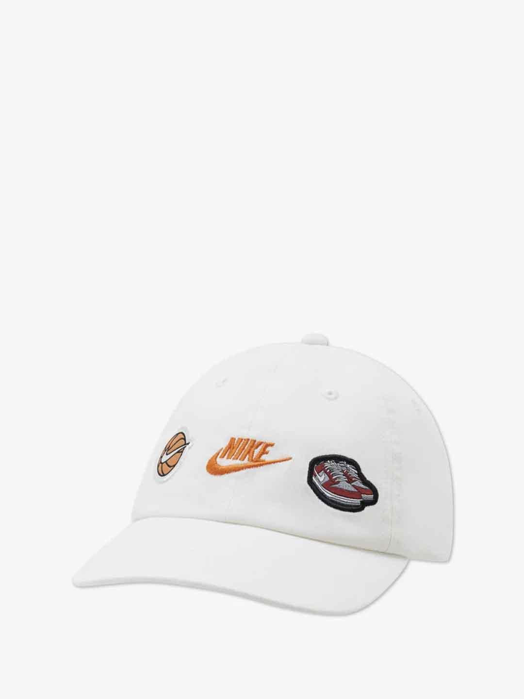Nike cappello kids bianco con patch