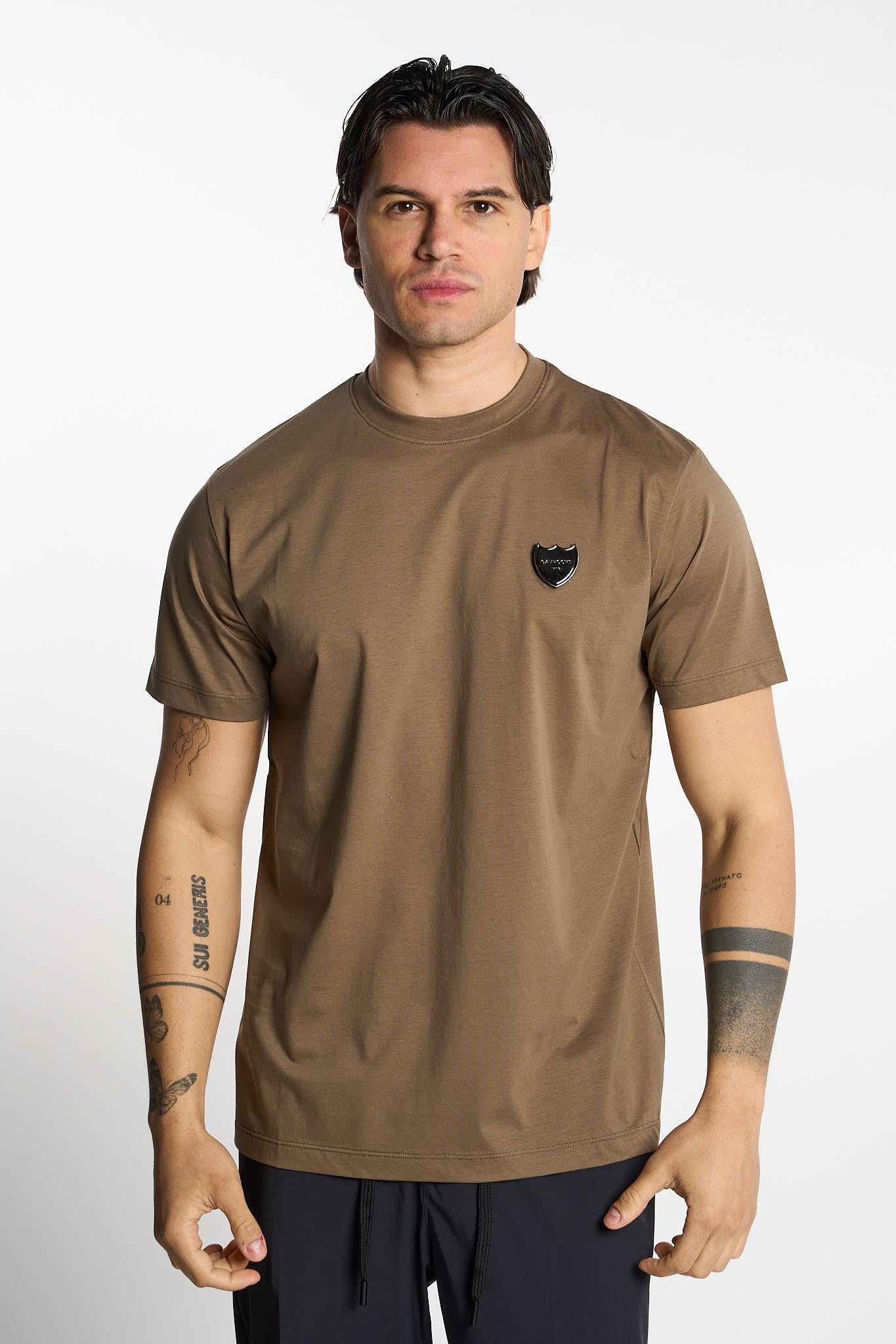 Gavroche t-shirt verde con scudetto